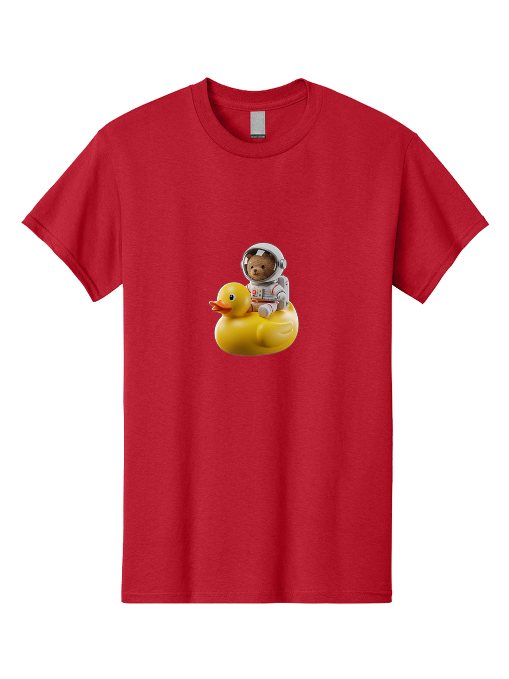 Teddy-In-Space-Suit-On-Rubber-Duck Men'S Graphic Tee, 100% Cotton, Comfortable Casual Summer Wear, Machine Washable, Vintage Camera, Old Camera, Antique Camera, Black Camera, Classic Photography, Photography Equipment, Nostalgic Device, Ban726