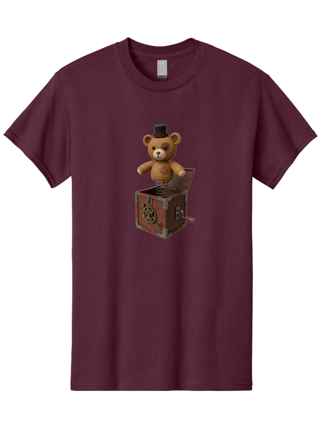 Teddy-Jack-In-The-Box Men'S Graphic Tee, 100% Cotton, Comfortable Casual Summer Wear, Machine Washable, Vintage Camera, Old Camera, Antique Camera, Black Camera, Classic Photography, Photography Equipment, Nostalgic Device, Film Camera, Ban727