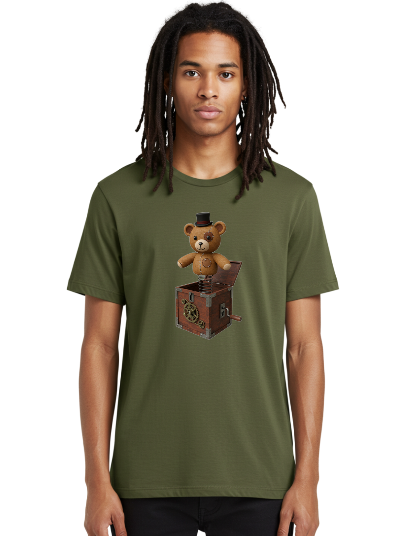 Teddy-Jack-In-The-Box Men'S Graphic Tee, 100% Cotton, Comfortable Casual Summer Wear, Machine Washable, Vintage Camera, Old Camera, Antique Camera, Black Camera, Classic Photography, Photography Equipment, Nostalgic Device, Film Camera, Ban727