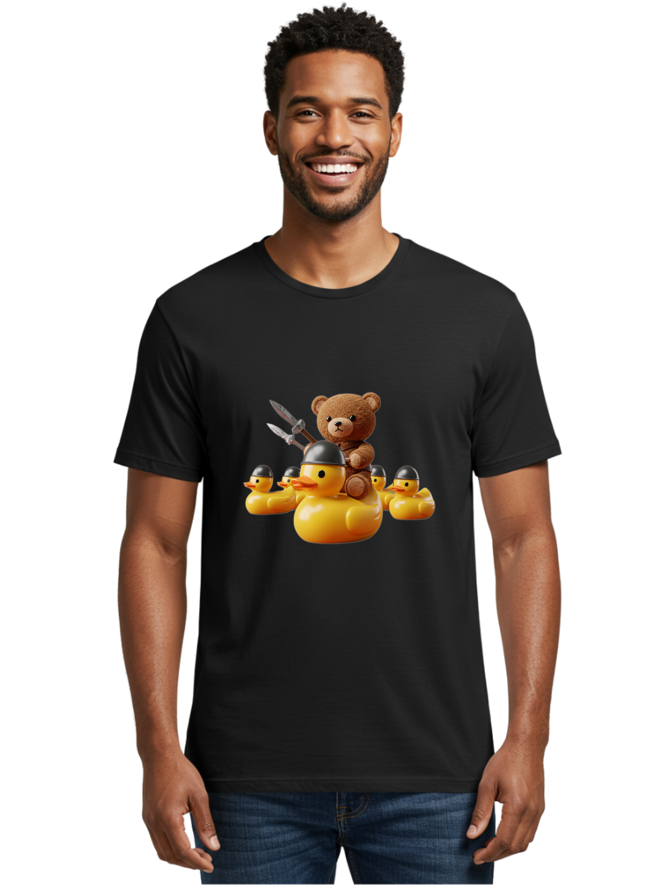 Teddy-On-Duck Men'S Graphic Tee, 100% Cotton, Comfortable Casual Summer Wear, Machine Washable, Vintage Camera, Old Camera, Antique Camera, Black Camera, Classic Photography, Photography Equipment, Nostalgic Device, Film Camera, Camera Art Ban730