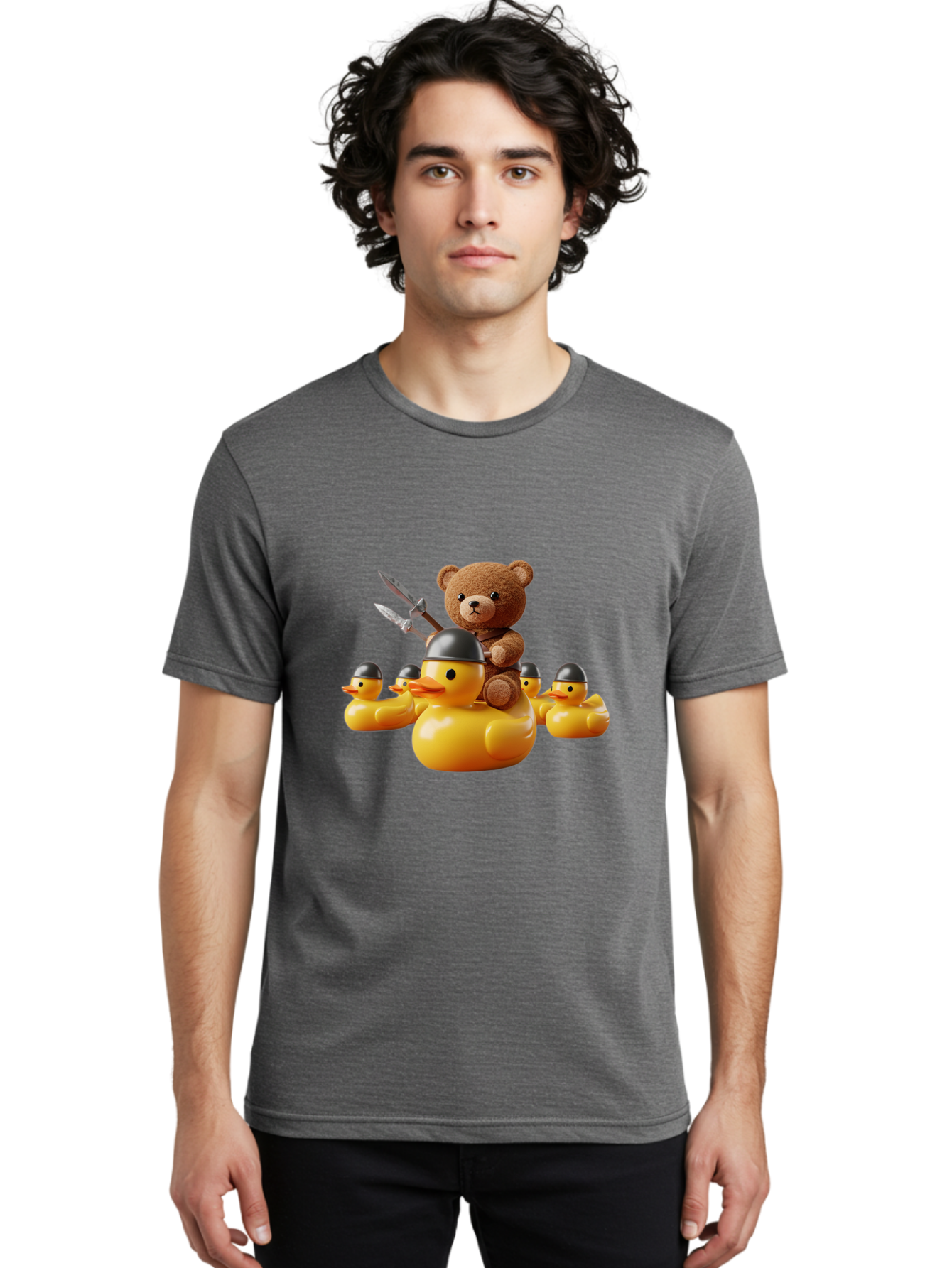 Teddy-On-Duck Men'S Graphic Tee, 100% Cotton, Comfortable Casual Summer Wear, Machine Washable, Vintage Camera, Old Camera, Antique Camera, Black Camera, Classic Photography, Photography Equipment, Nostalgic Device, Film Camera, Camera Art Ban730