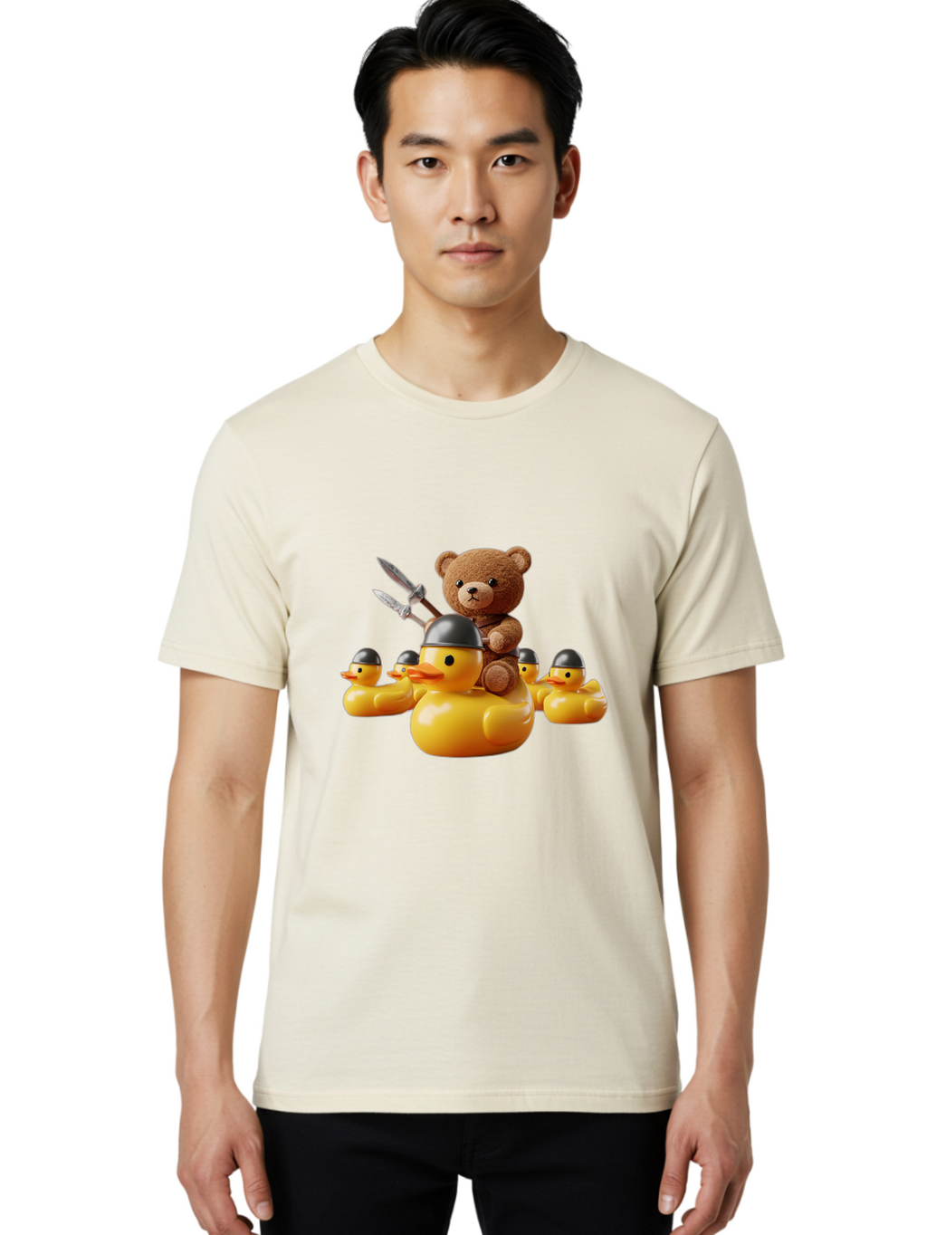 Teddy-On-Duck Men'S Graphic Tee, 100% Cotton, Comfortable Casual Summer Wear, Machine Washable, Vintage Camera, Old Camera, Antique Camera, Black Camera, Classic Photography, Photography Equipment, Nostalgic Device, Film Camera, Camera Art Ban730