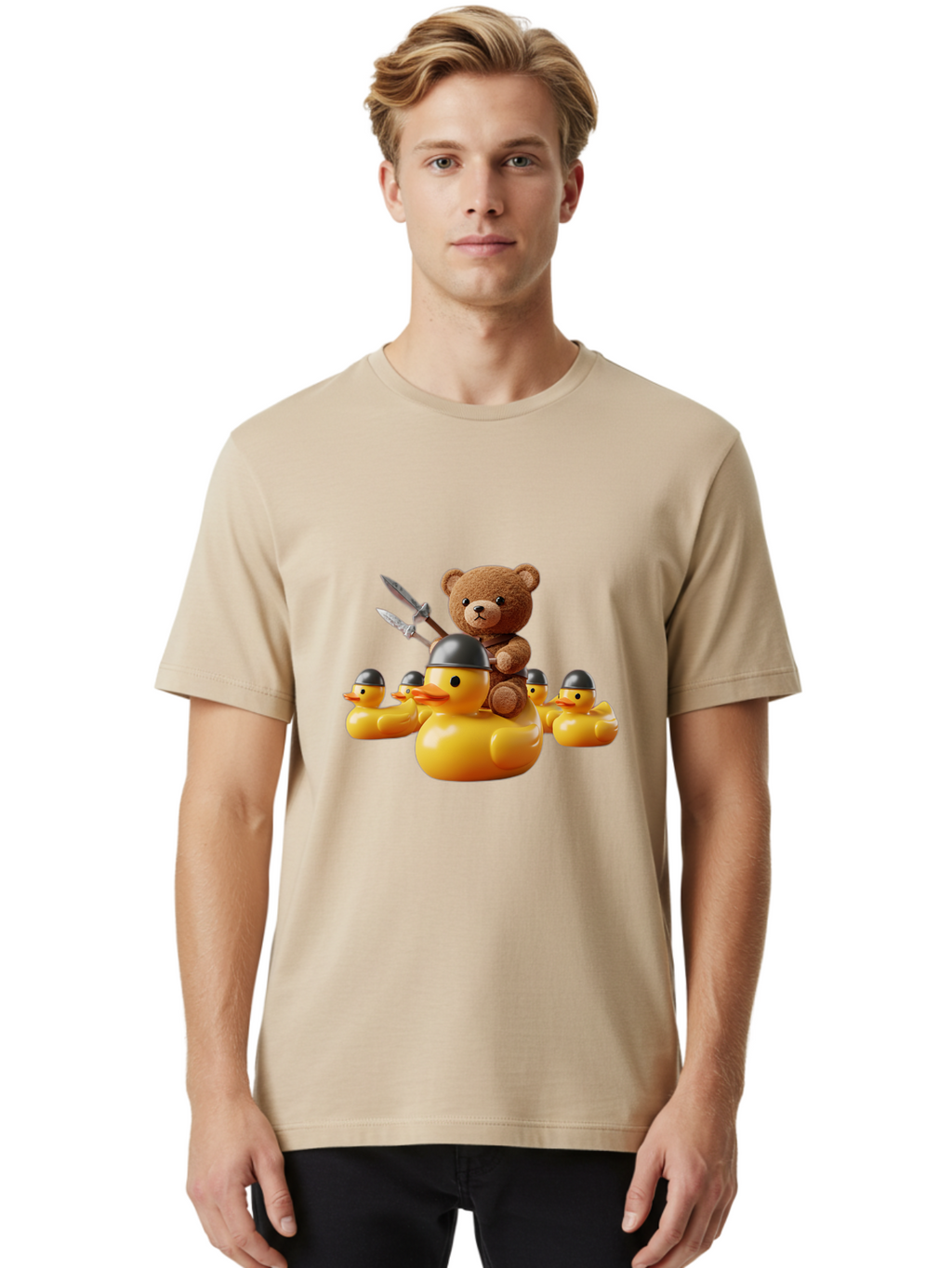 Teddy-On-Duck Men'S Graphic Tee, 100% Cotton, Comfortable Casual Summer Wear, Machine Washable, Vintage Camera, Old Camera, Antique Camera, Black Camera, Classic Photography, Photography Equipment, Nostalgic Device, Film Camera, Camera Art Ban730