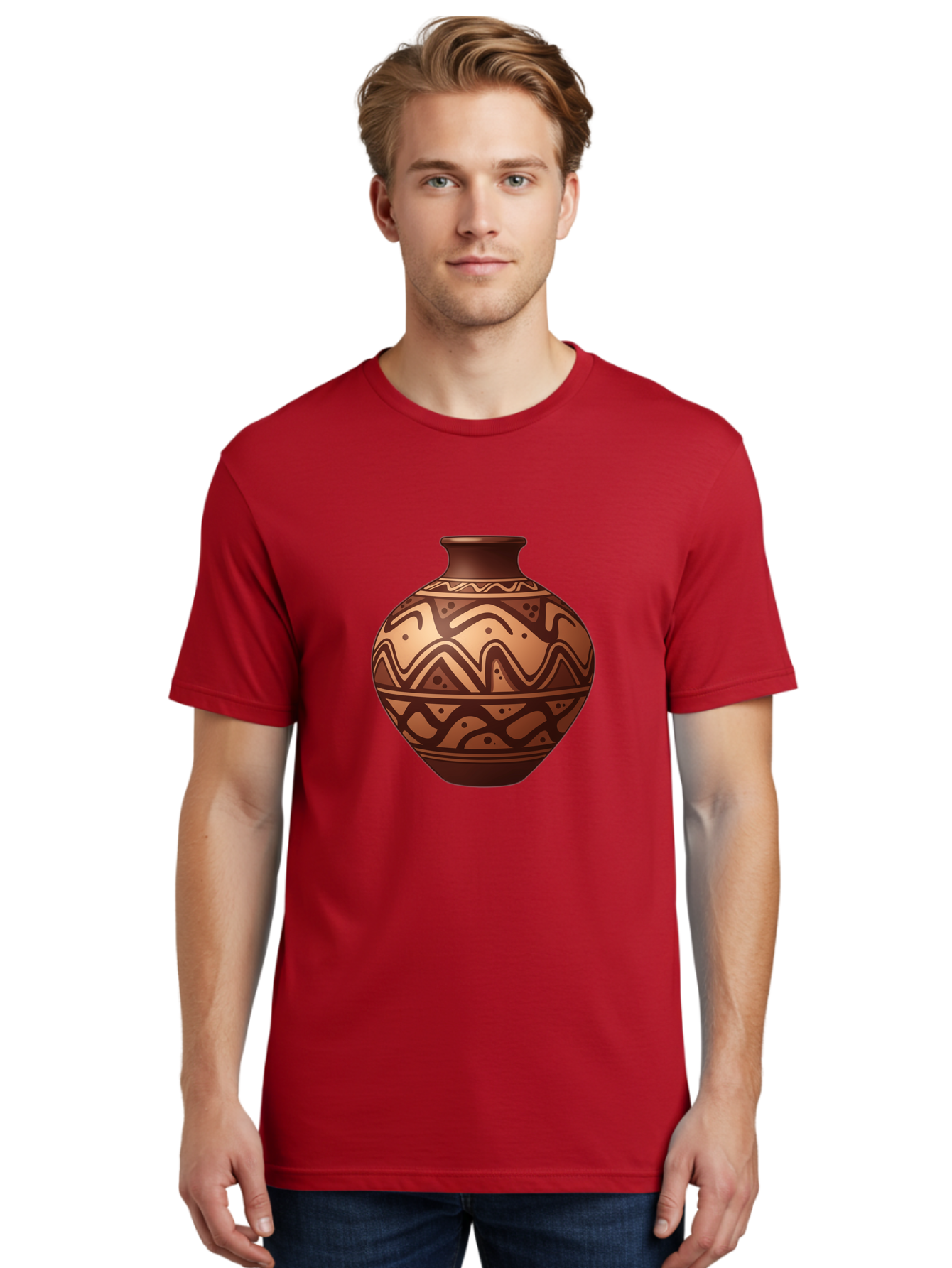 Terracotta-Pot Men'S Graphic Tee, 100% Cotton, Comfortable Casual Summer Wear, Machine Washable, Vintage Camera, Old Camera, Antique Camera, Black Camera, Classic Photography, Photography Equipment, Nostalgic Device, Film Camera, Camera Art Ban734