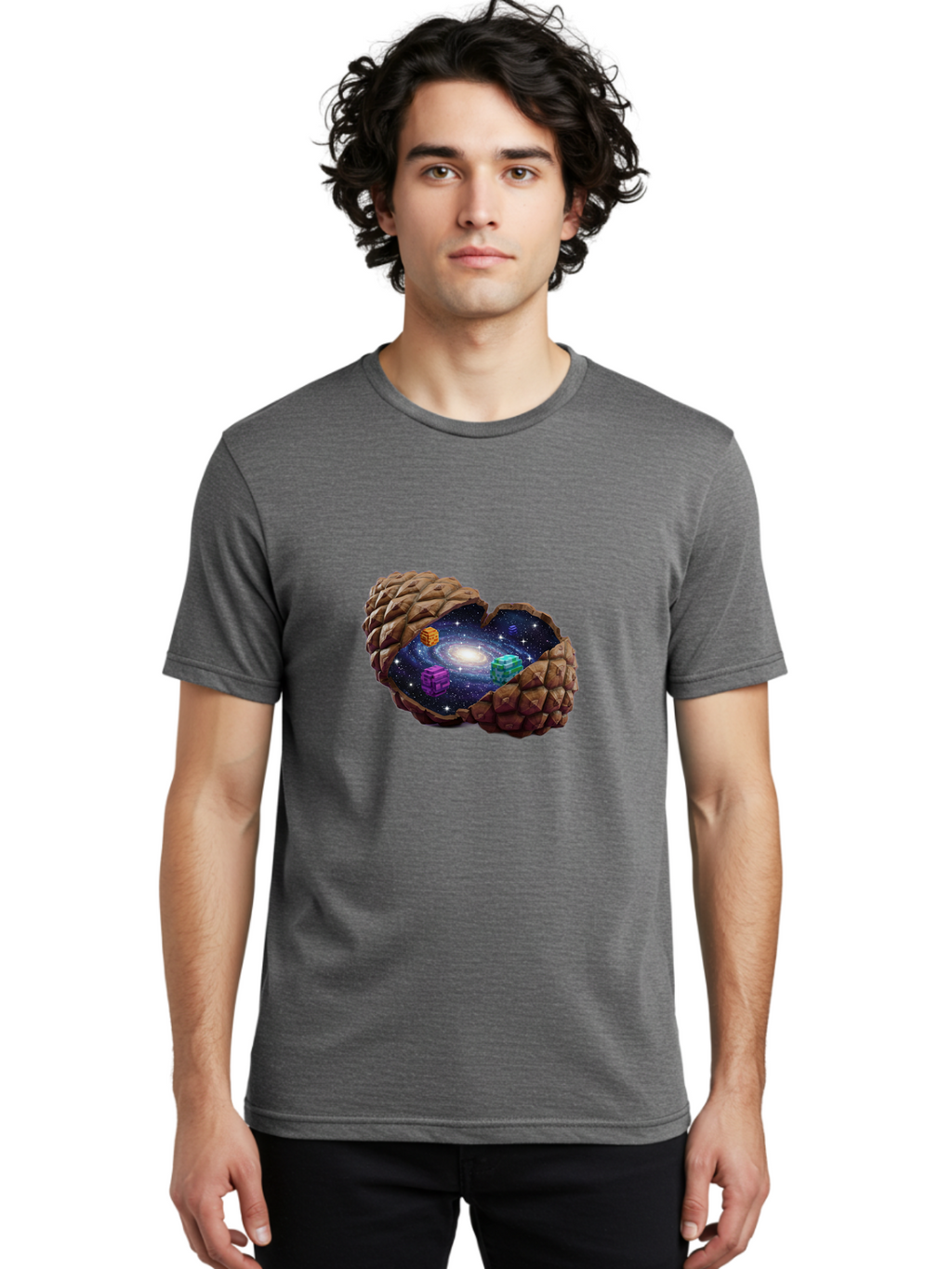 Tetris-Galaxy Men'S Graphic Tee, 100% Cotton, Comfortable Casual Summer Wear, Machine Washable, Vintage Camera, Old Camera, Antique Camera, Black Camera, Classic Photography, Photography Equipment, Nostalgic Device, Film Camera, Camera Art Ban736
