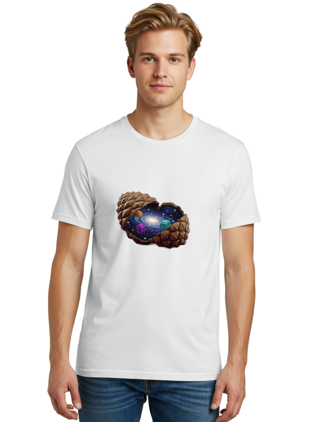 Tetris-Galaxy Men'S Graphic Tee, 100% Cotton, Comfortable Casual Summer Wear, Machine Washable, Vintage Camera, Old Camera, Antique Camera, Black Camera, Classic Photography, Photography Equipment, Nostalgic Device, Film Camera, Camera Art Ban736