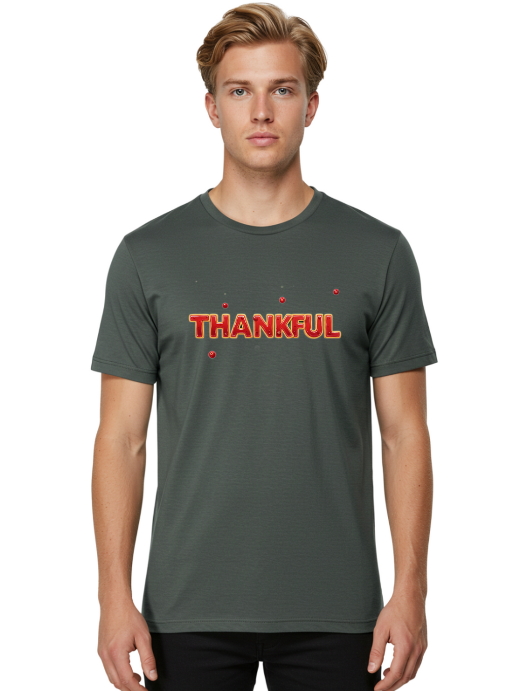 Thankful-2 Men'S Graphic Tee, 100% Cotton, Comfortable Casual Summer Wear, Machine Washable, Vintage Camera, Old Camera, Antique Camera, Black Camera, Classic Photography, Photography Equipment, Nostalgic Device, Film Camera, Camera Art Ban740