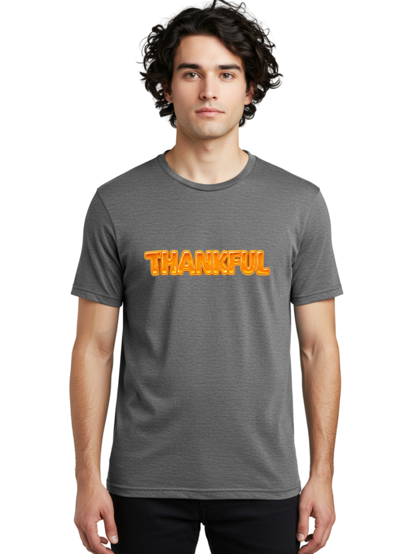 Thankful-3 Men'S Graphic Tee, 100% Cotton, Comfortable Casual Summer Wear, Machine Washable, Vintage Camera, Old Camera, Antique Camera, Black Camera, Classic Photography, Photography Equipment, Nostalgic Device, Film Camera, Camera Art Ban741