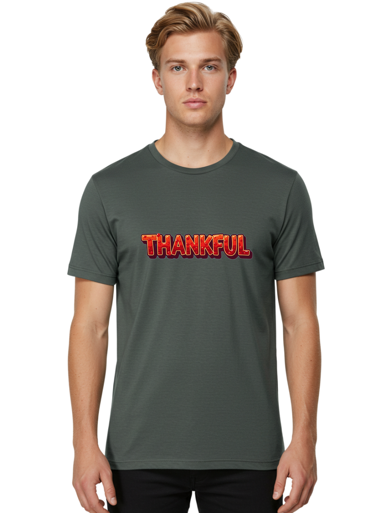 Thankful-6 Men'S Graphic Tee, 100% Cotton, Comfortable Casual Summer Wear, Machine Washable, Vintage Camera, Old Camera, Antique Camera, Black Camera, Classic Photography, Photography Equipment, Nostalgic Device, Film Camera, Camera Art Ban744
