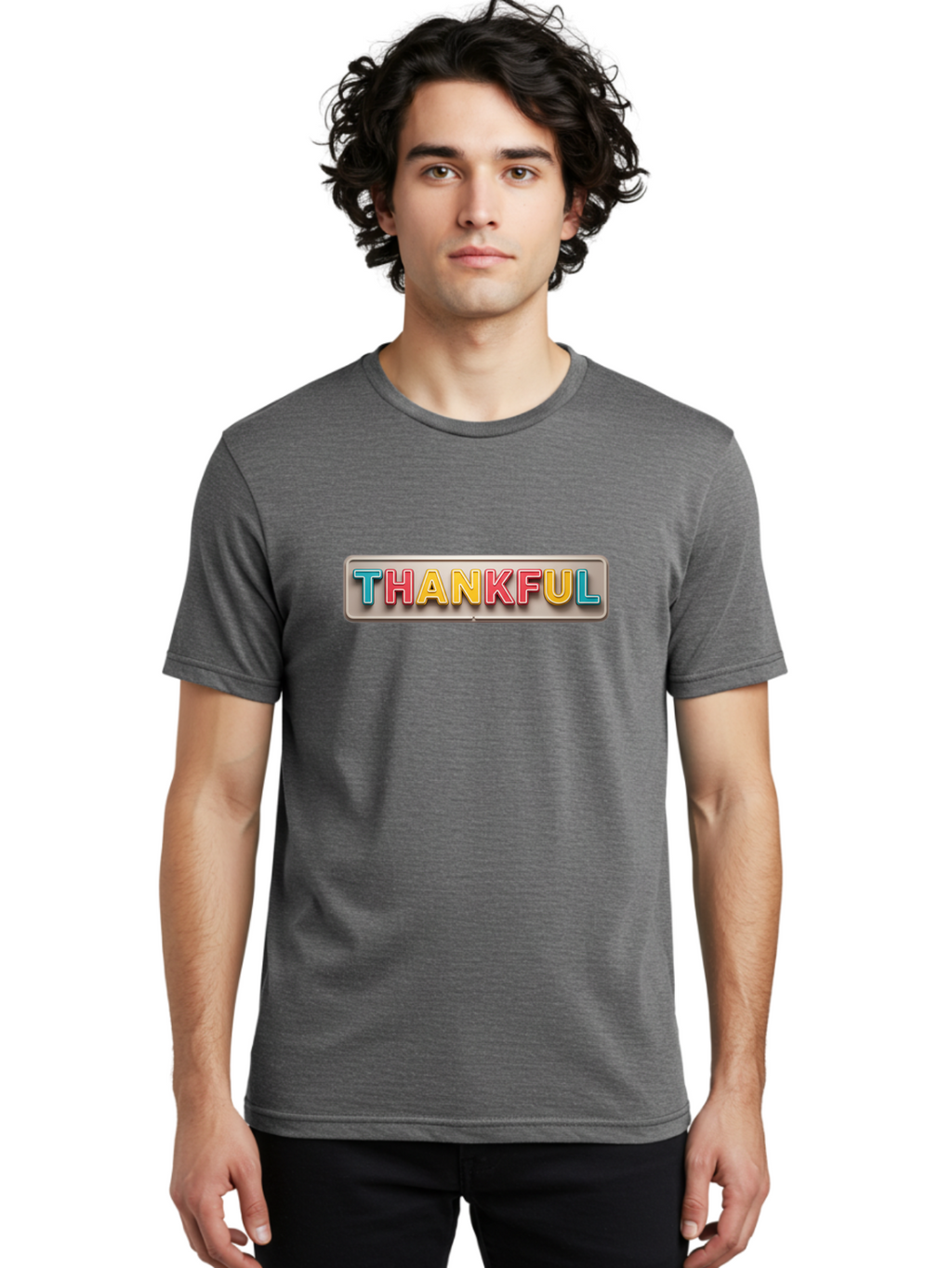 Thankful-7 Men'S Graphic Tee, 100% Cotton, Comfortable Casual Summer Wear, Machine Washable, Vintage Camera, Old Camera, Antique Camera, Black Camera, Classic Photography, Photography Equipment, Nostalgic Device, Film Camera, Camera Art Ban745