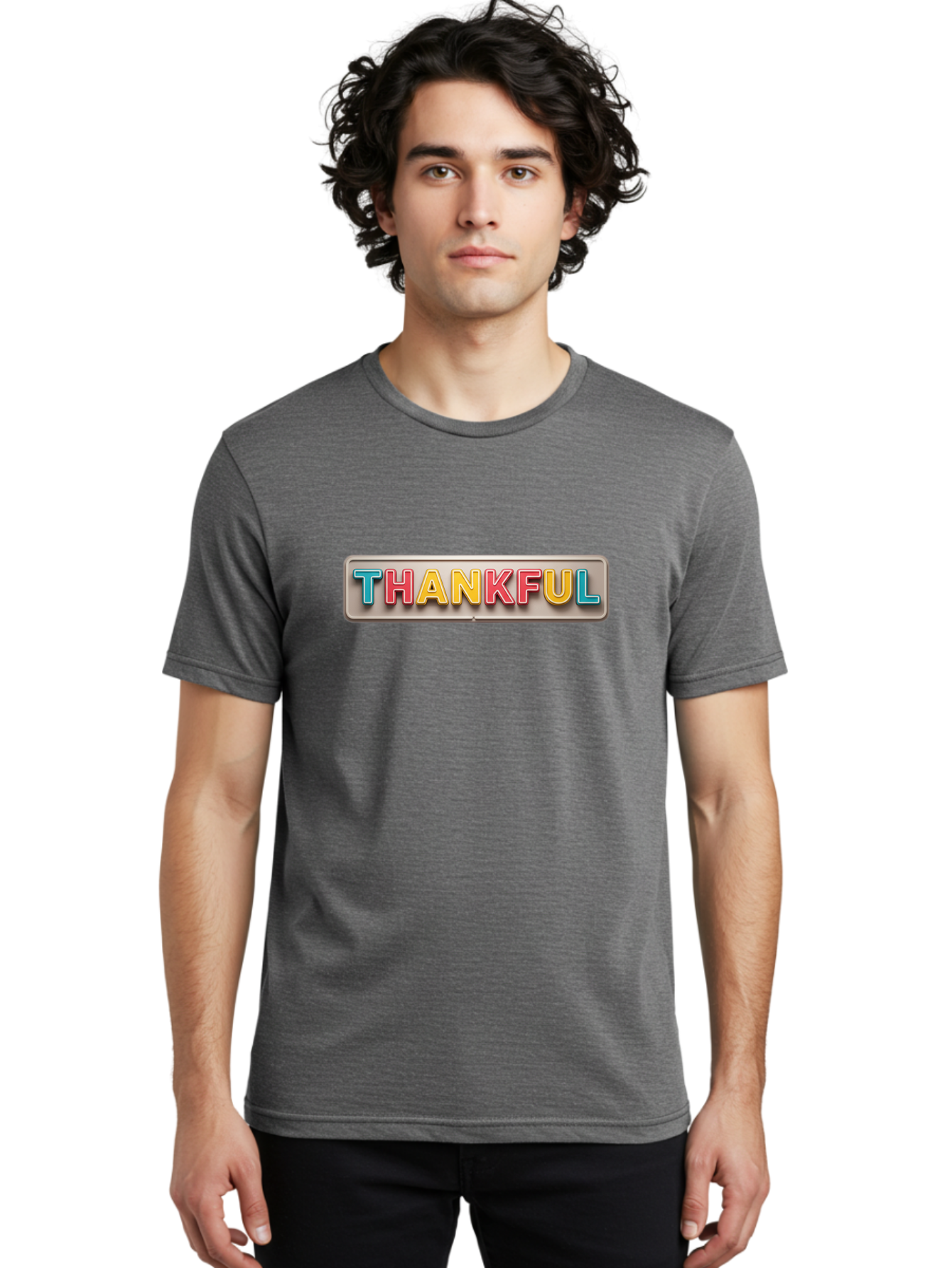 Thankful-7 Men'S Graphic Tee, 100% Cotton, Comfortable Casual Summer Wear, Machine Washable, Vintage Camera, Old Camera, Antique Camera, Black Camera, Classic Photography, Photography Equipment, Nostalgic Device, Film Camera, Camera Art Ban745