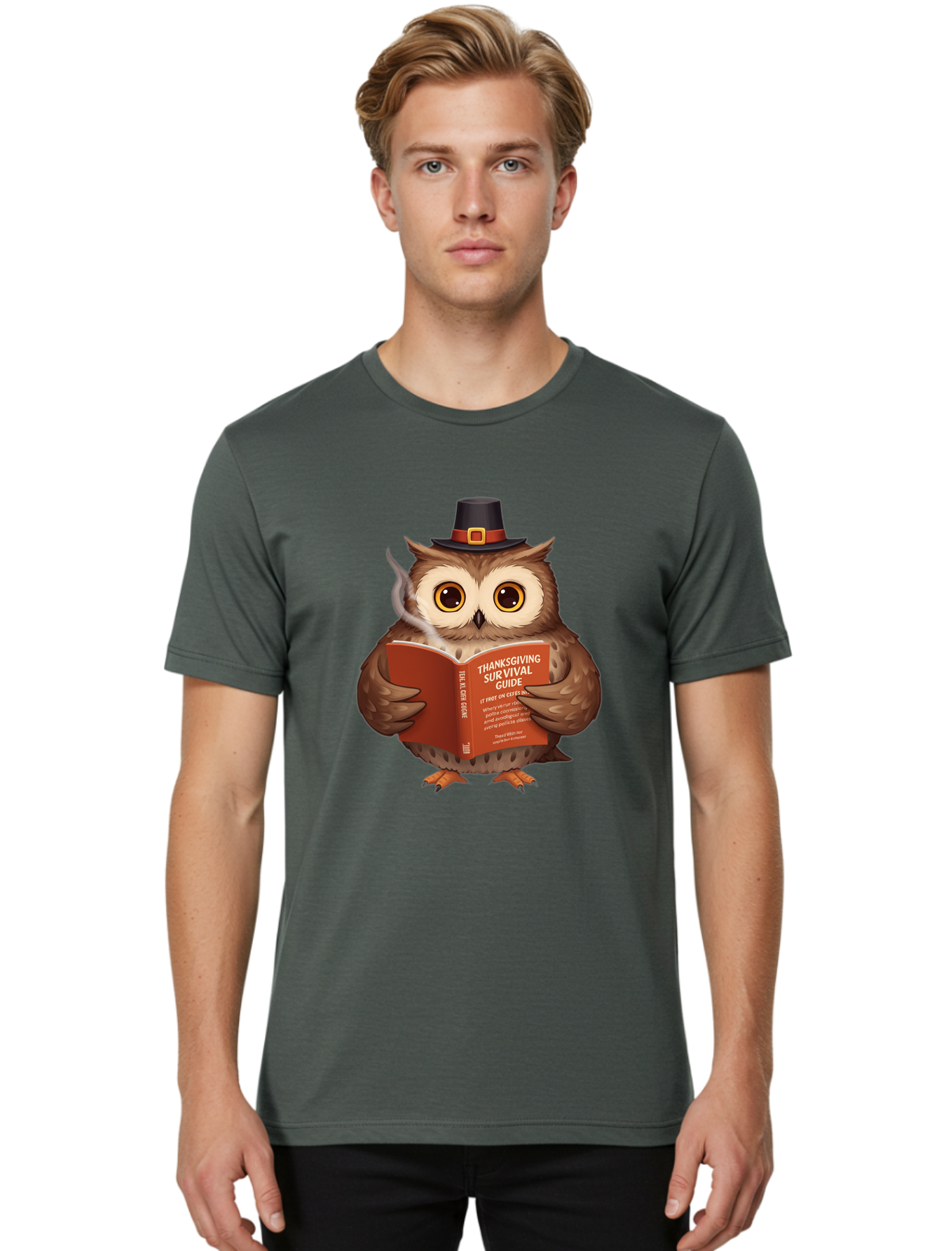 Thanksgiving-Survival-Guide-1 Men'S Graphic Tee, 100% Cotton, Comfortable Casual Summer Wear, Machine Washable, Vintage Camera, Old Camera, Antique Camera, Black Camera, Classic Photography, Photography Equipment, Nostalgic Device, Ban747