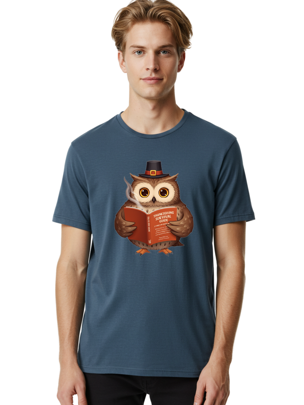 Thanksgiving-Survival-Guide-1 Men'S Graphic Tee, 100% Cotton, Comfortable Casual Summer Wear, Machine Washable, Vintage Camera, Old Camera, Antique Camera, Black Camera, Classic Photography, Photography Equipment, Nostalgic Device, Ban747