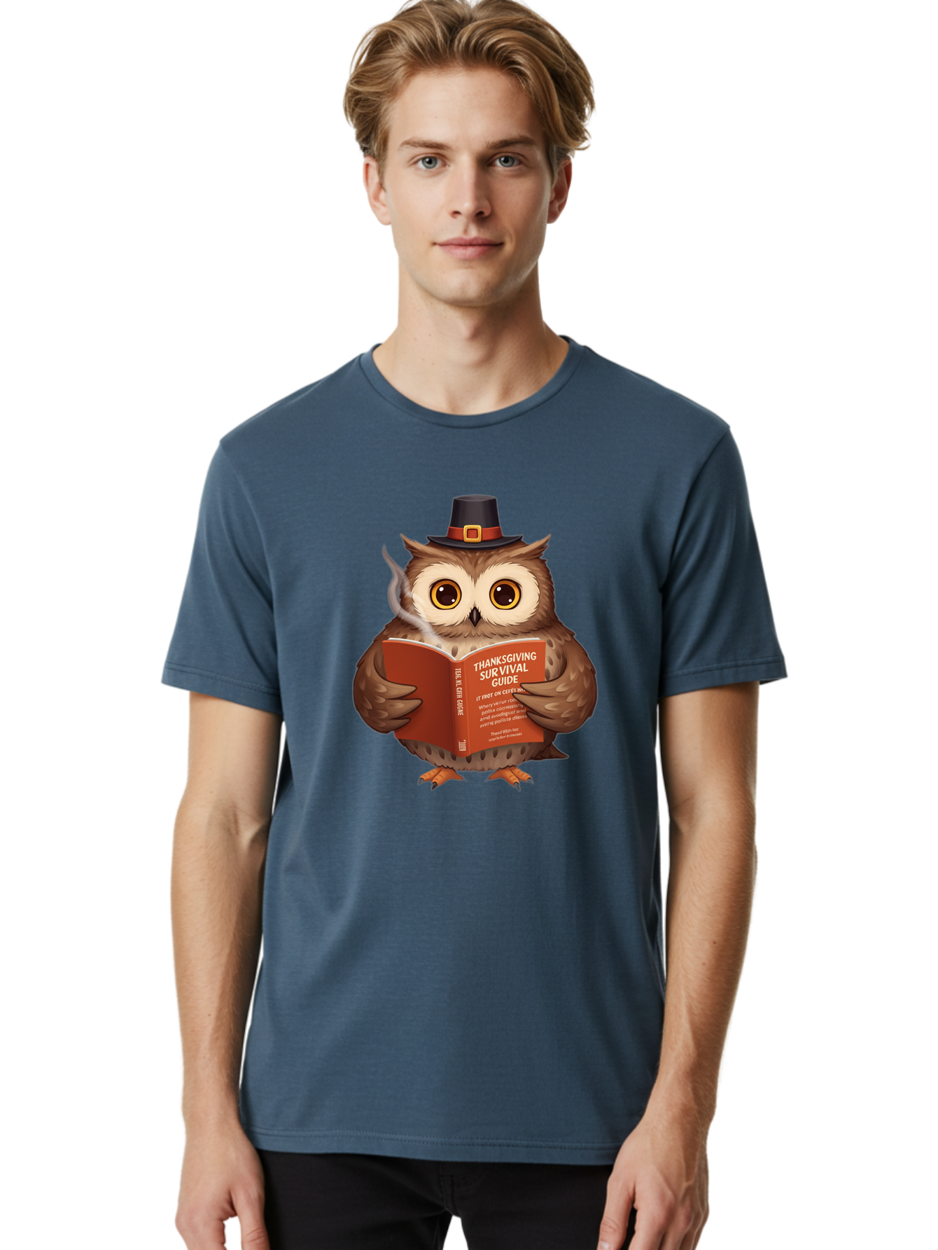 Thanksgiving-Survival-Guide-1 Men'S Graphic Tee, 100% Cotton, Comfortable Casual Summer Wear, Machine Washable, Vintage Camera, Old Camera, Antique Camera, Black Camera, Classic Photography, Photography Equipment, Nostalgic Device, Ban747