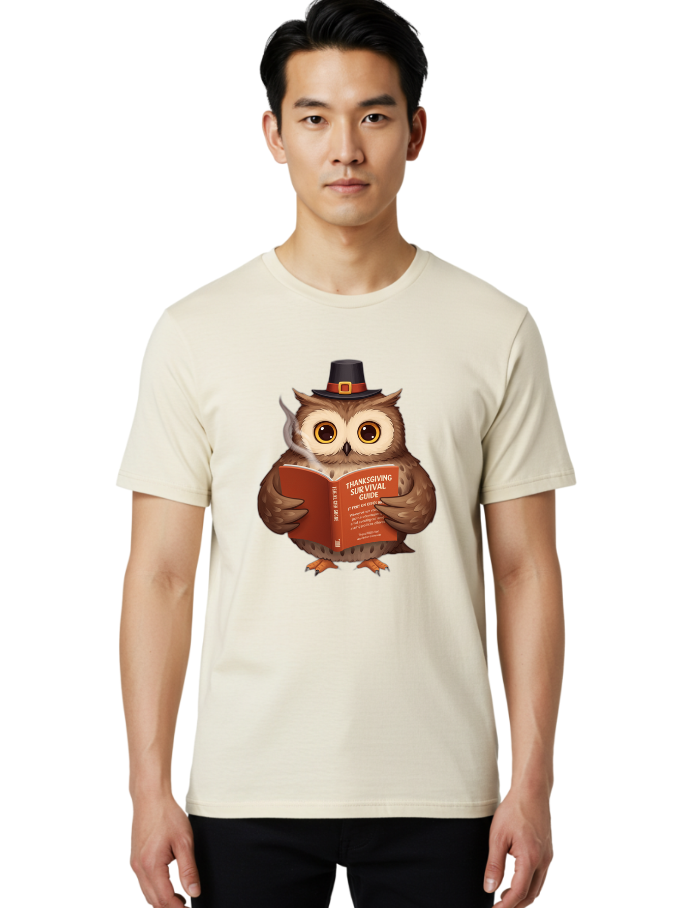Thanksgiving-Survival-Guide-1 Men'S Graphic Tee, 100% Cotton, Comfortable Casual Summer Wear, Machine Washable, Vintage Camera, Old Camera, Antique Camera, Black Camera, Classic Photography, Photography Equipment, Nostalgic Device, Ban747