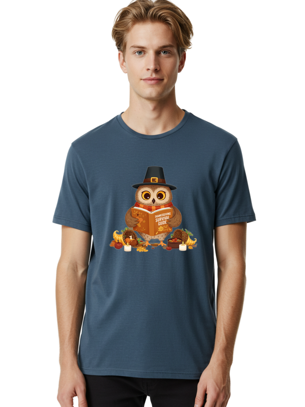 Thanksgiving-Survival-Guide-2 Men'S Graphic Tee, 100% Cotton, Comfortable Casual Summer Wear, Machine Washable, Vintage Camera, Old Camera, Antique Camera, Black Camera, Classic Photography, Photography Equipment, Nostalgic Device, Ban748