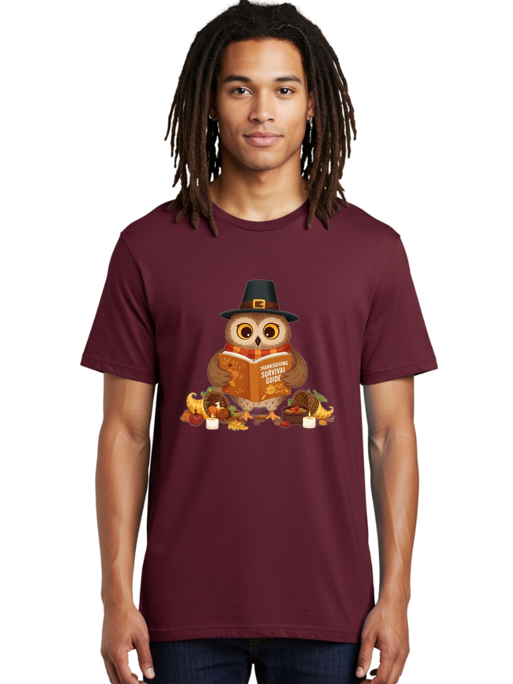 Thanksgiving-Survival-Guide-2 Men'S Graphic Tee, 100% Cotton, Comfortable Casual Summer Wear, Machine Washable, Vintage Camera, Old Camera, Antique Camera, Black Camera, Classic Photography, Photography Equipment, Nostalgic Device, Ban748