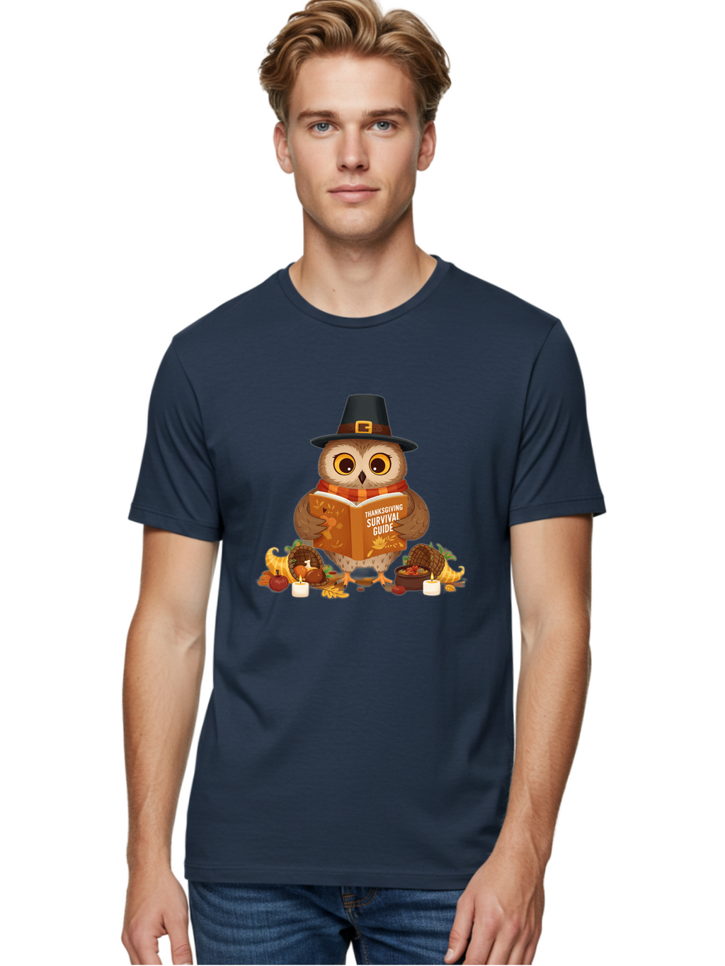 Thanksgiving-Survival-Guide-2 Men'S Graphic Tee, 100% Cotton, Comfortable Casual Summer Wear, Machine Washable, Vintage Camera, Old Camera, Antique Camera, Black Camera, Classic Photography, Photography Equipment, Nostalgic Device, Ban748
