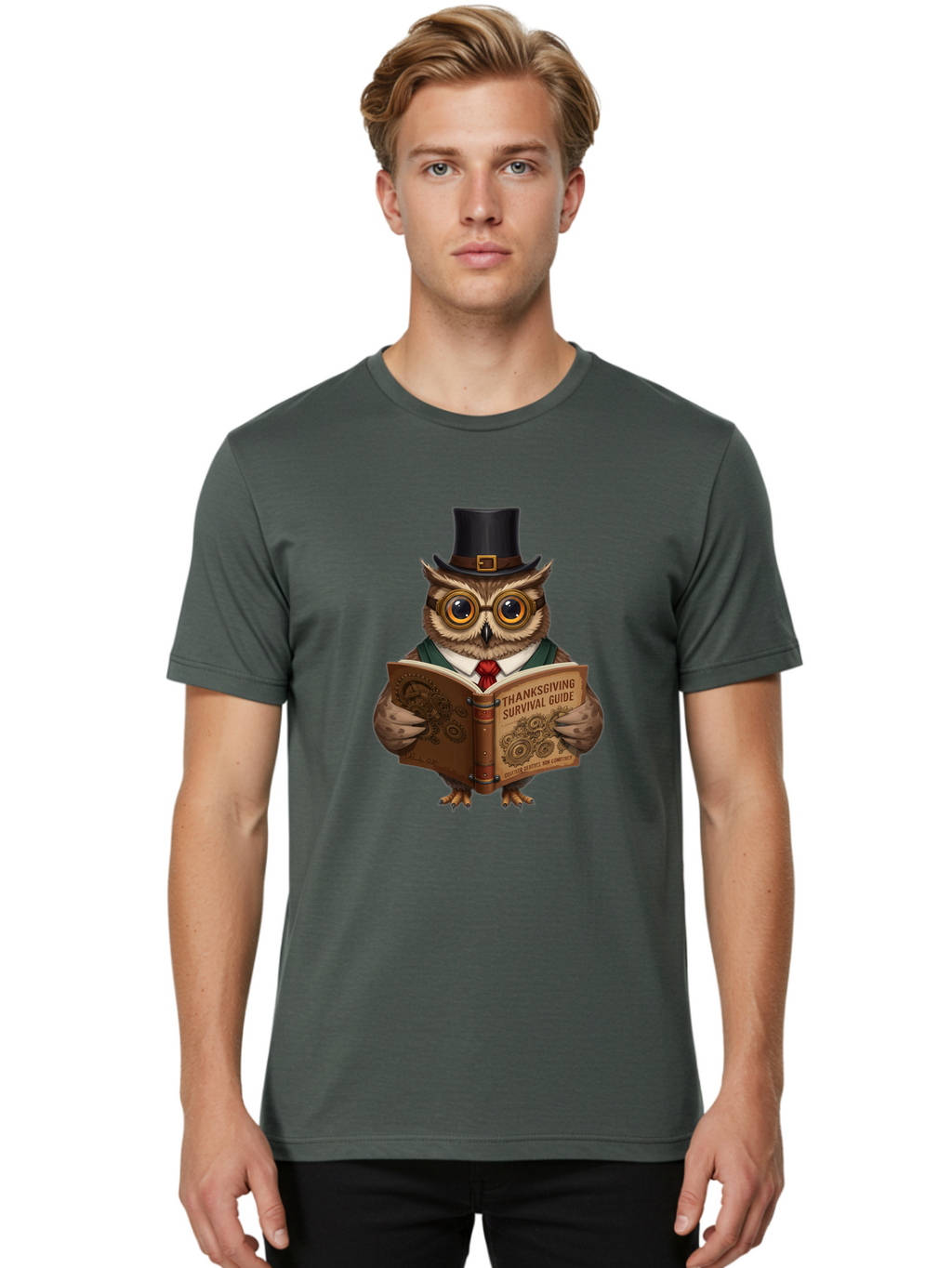 Thanksgiving-Survival-Guide-3 Men'S Graphic Tee, 100% Cotton, Comfortable Casual Summer Wear, Machine Washable, Vintage Camera, Old Camera, Antique Camera, Black Camera, Classic Photography, Photography Equipment, Nostalgic Device, Ban749