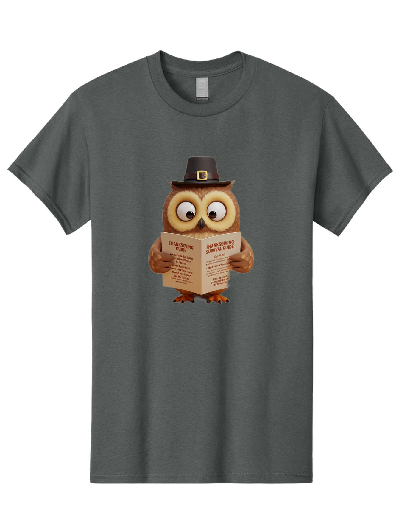 Thanksgiving-Survival-Guide-Owl-1 Men'S Graphic Tee, 100% Cotton, Comfortable Casual Summer Wear, Machine Washable, Vintage Camera, Old Camera, Antique Camera, Black Camera, Classic Photography, Photography Equipment, Nostalgic Device, Ban750