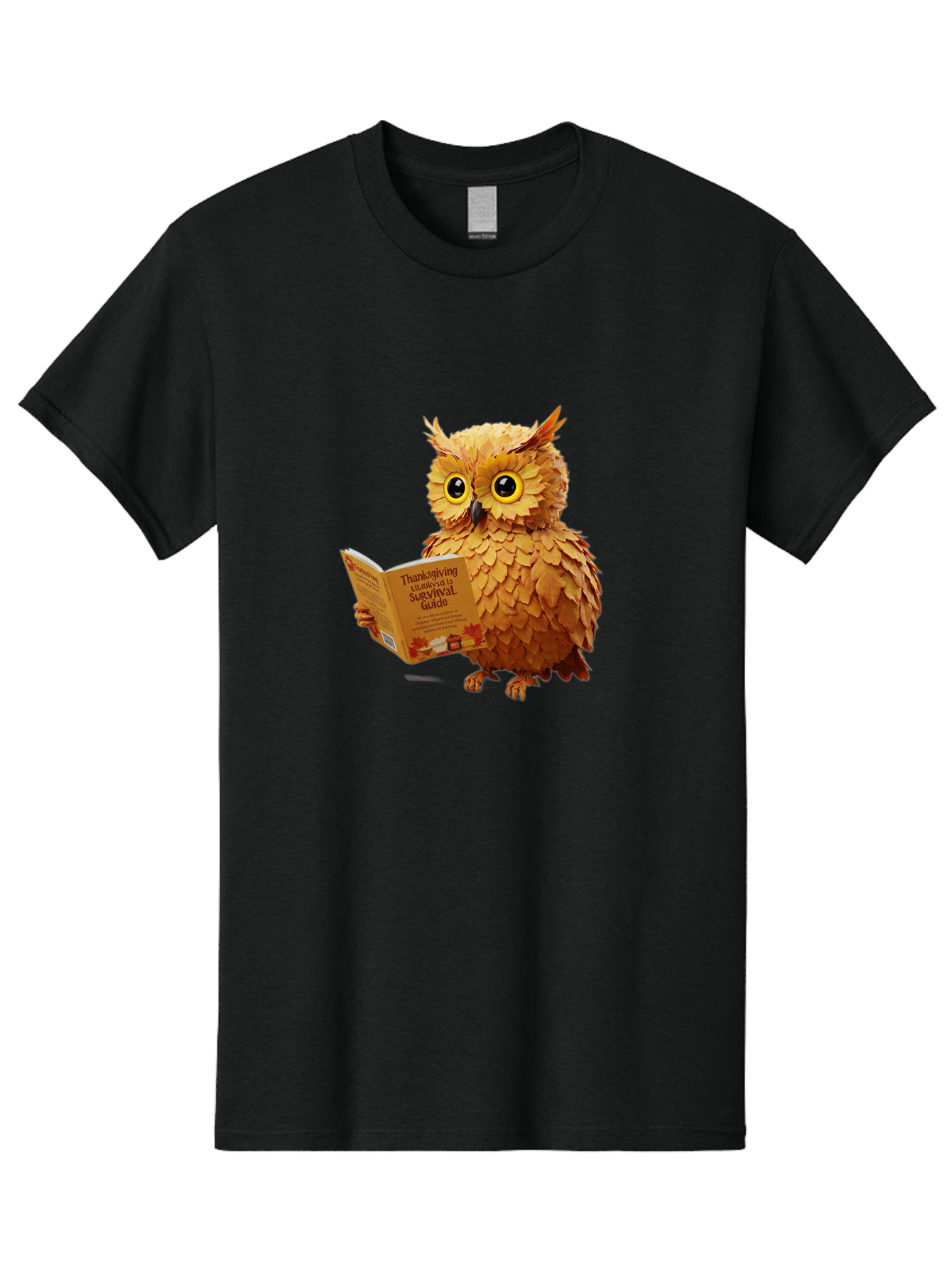 Thanksgiving-Survival-Guide-Owl-2 Men'S Graphic Tee, 100% Cotton, Comfortable Casual Summer Wear, Machine Washable, Vintage Camera, Old Camera, Antique Camera, Black Camera, Classic Photography, Photography Equipment, Nostalgic Device, Ban751