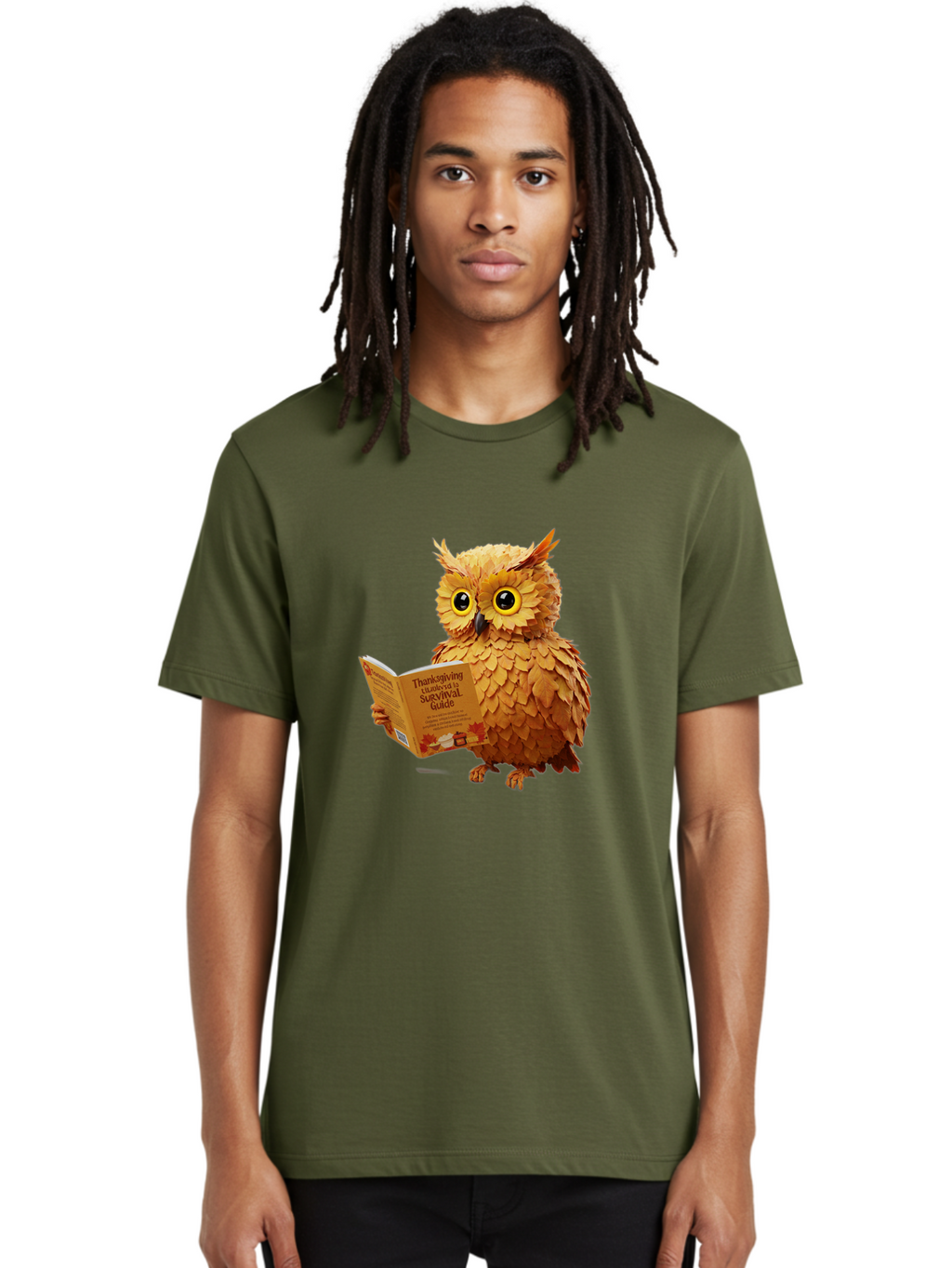 Thanksgiving-Survival-Guide-Owl-2 Men'S Graphic Tee, 100% Cotton, Comfortable Casual Summer Wear, Machine Washable, Vintage Camera, Old Camera, Antique Camera, Black Camera, Classic Photography, Photography Equipment, Nostalgic Device, Ban751