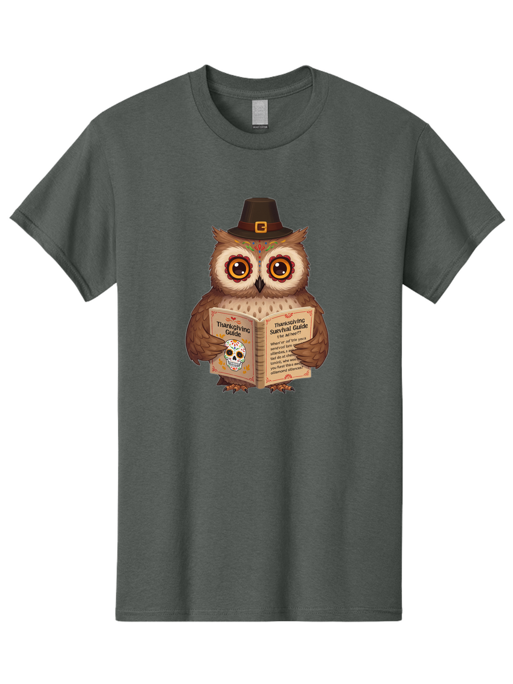 Thanksgiving-Survival-Guide-Owl-3 Men'S Graphic Tee, 100% Cotton, Comfortable Casual Summer Wear, Machine Washable, Vintage Camera, Old Camera, Antique Camera, Black Camera, Classic Photography, Photography Equipment, Nostalgic Device, Ban752