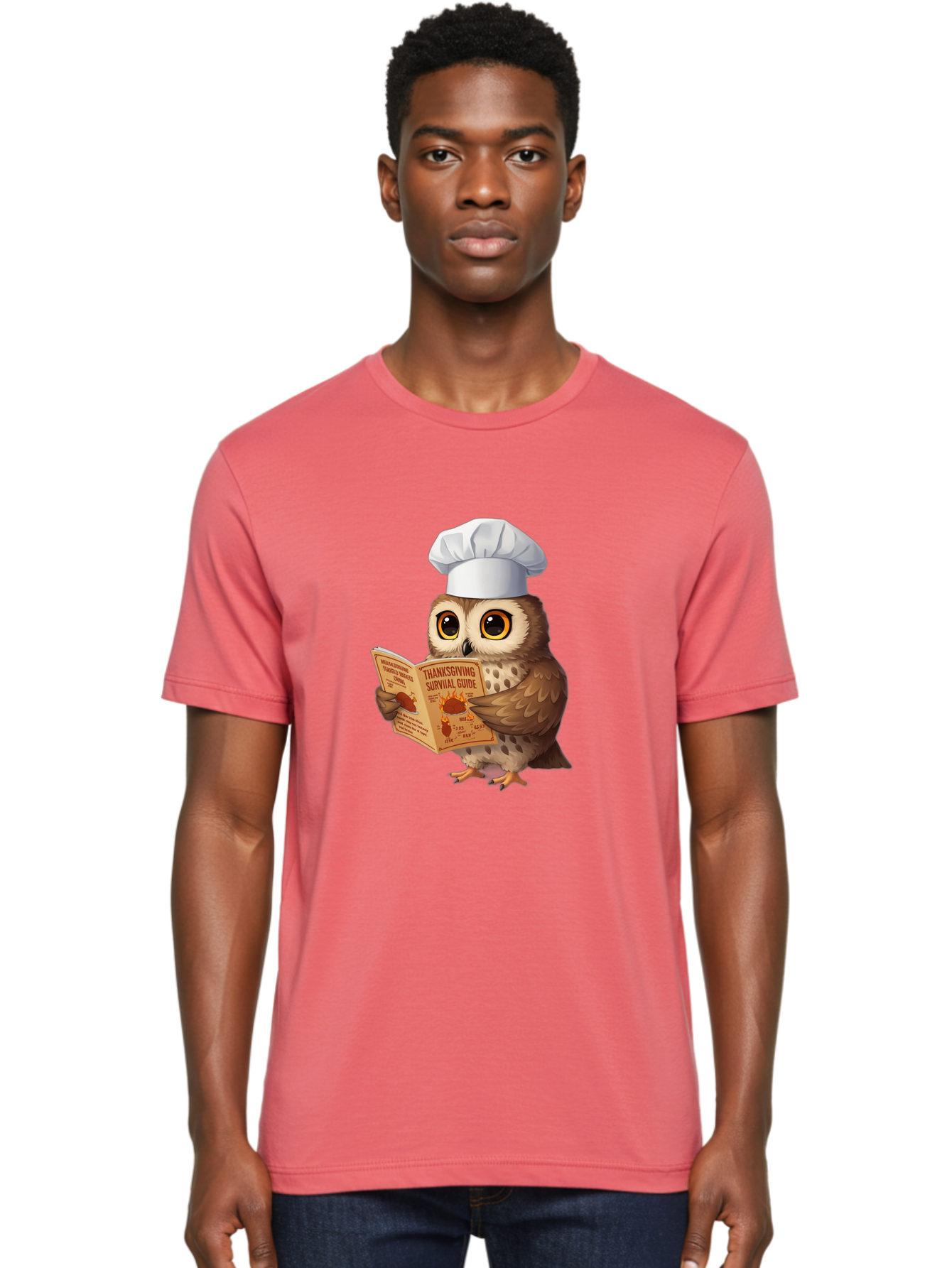 Thanksgiving-Survival-Guide-Owl-4 Men'S Graphic Tee, 100% Cotton, Comfortable Casual Summer Wear, Machine Washable, Vintage Camera, Old Camera, Antique Camera, Black Camera, Classic Photography, Photography Equipment, Nostalgic Device, Ban753