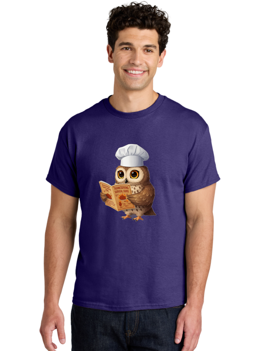 Thanksgiving-Survival-Guide-Owl-4 Men'S Graphic Tee, 100% Cotton, Comfortable Casual Summer Wear, Machine Washable, Vintage Camera, Old Camera, Antique Camera, Black Camera, Classic Photography, Photography Equipment, Nostalgic Device, Ban753