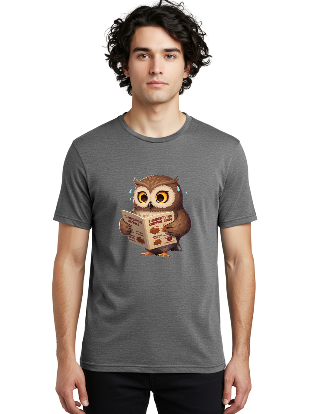 Thanksgiving-Survival-Guide-Owl Men'S Graphic Tee, 100% Cotton, Comfortable Casual Summer Wear, Machine Washable, Vintage Camera, Old Camera, Antique Camera, Black Camera, Classic Photography, Photography Equipment, Nostalgic Device, Ban754