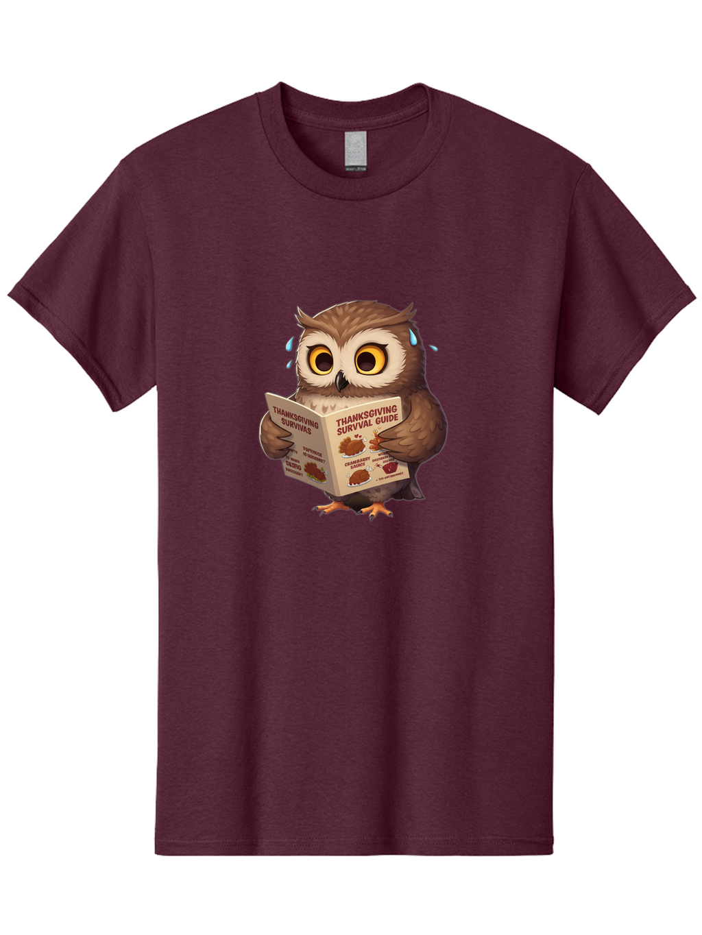 Thanksgiving-Survival-Guide-Owl Men'S Graphic Tee, 100% Cotton, Comfortable Casual Summer Wear, Machine Washable, Vintage Camera, Old Camera, Antique Camera, Black Camera, Classic Photography, Photography Equipment, Nostalgic Device, Ban754