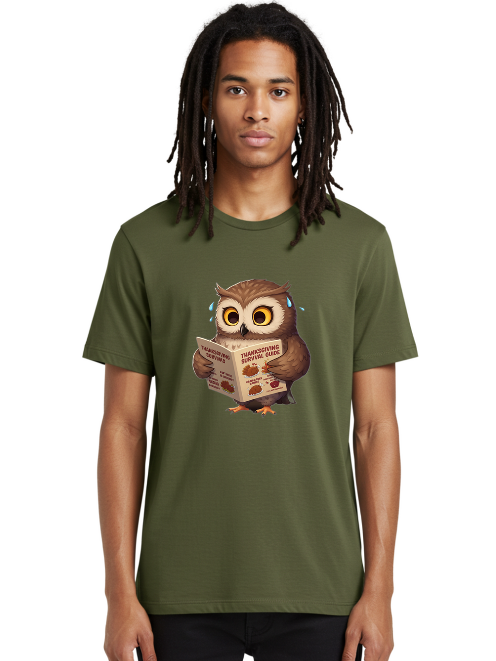 Thanksgiving-Survival-Guide-Owl Men'S Graphic Tee, 100% Cotton, Comfortable Casual Summer Wear, Machine Washable, Vintage Camera, Old Camera, Antique Camera, Black Camera, Classic Photography, Photography Equipment, Nostalgic Device, Ban754