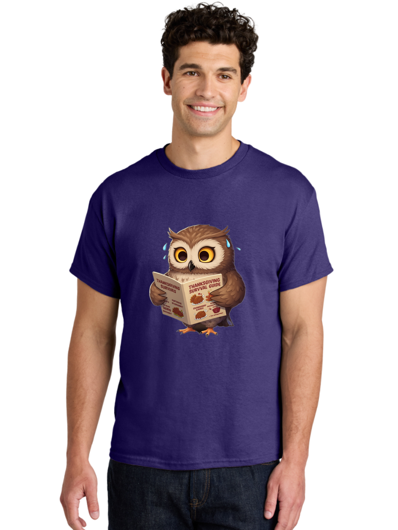 Thanksgiving-Survival-Guide-Owl Men'S Graphic Tee, 100% Cotton, Comfortable Casual Summer Wear, Machine Washable, Vintage Camera, Old Camera, Antique Camera, Black Camera, Classic Photography, Photography Equipment, Nostalgic Device, Ban754