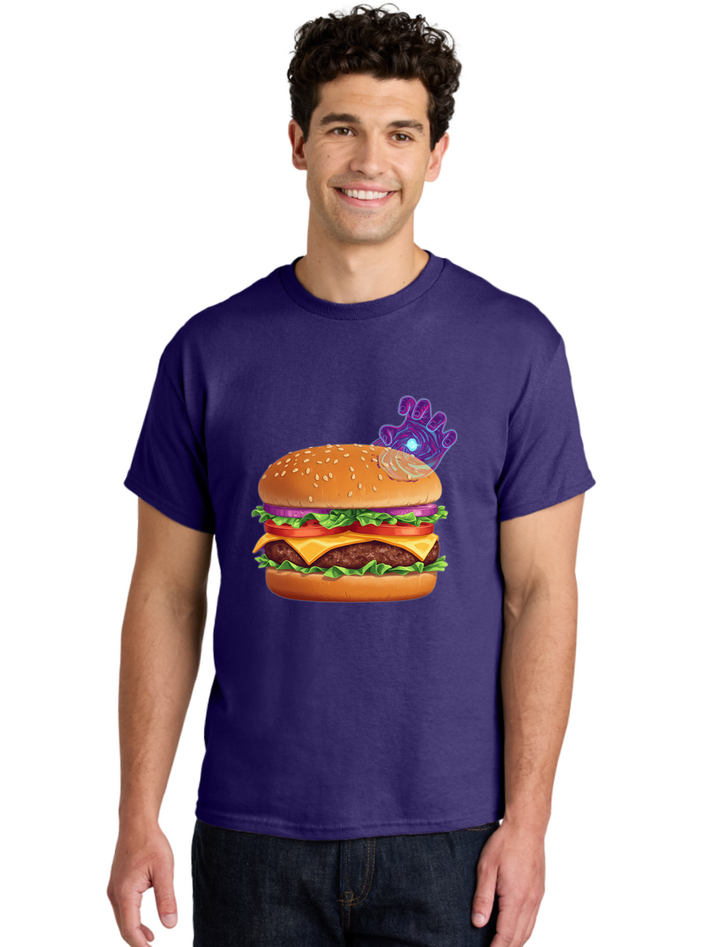 Thanos-Burger Men'S Graphic Tee, 100% Cotton, Comfortable Casual Summer Wear, Machine Washable, Vintage Camera, Old Camera, Antique Camera, Black Camera, Classic Photography, Photography Equipment, Nostalgic Device, Film Camera, Camera Art Ban756