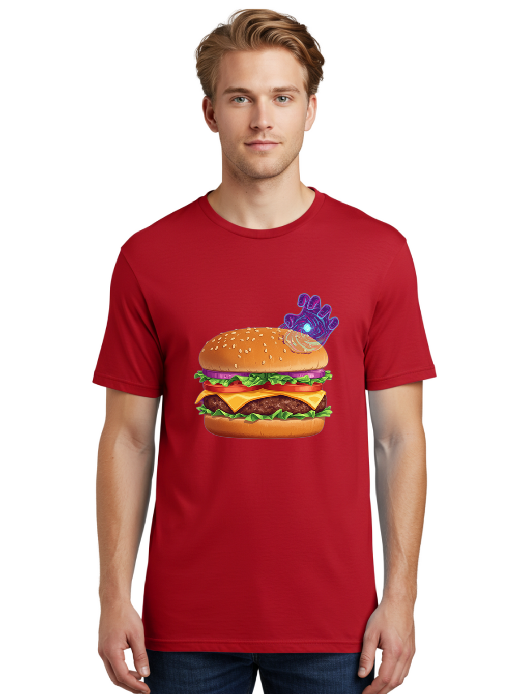Thanos-Burger Men'S Graphic Tee, 100% Cotton, Comfortable Casual Summer Wear, Machine Washable, Vintage Camera, Old Camera, Antique Camera, Black Camera, Classic Photography, Photography Equipment, Nostalgic Device, Film Camera, Camera Art Ban756