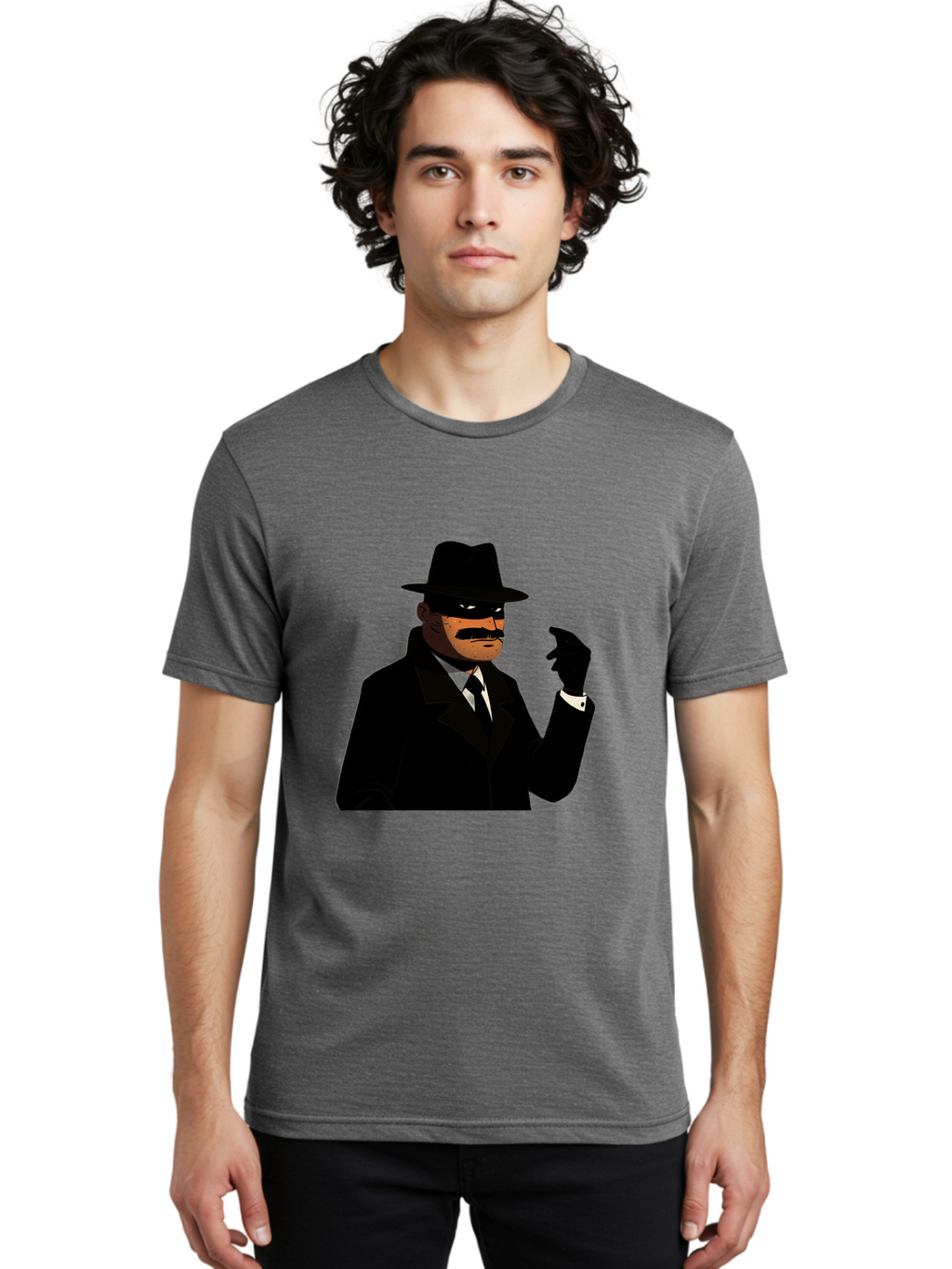 The-Shadow Men'S Graphic Tee, 100% Cotton, Comfortable Casual Summer Wear, Machine Washable, Vintage Camera, Old Camera, Antique Camera, Black Camera, Classic Photography, Photography Equipment, Nostalgic Device, Film Camera, Camera Art Ban757