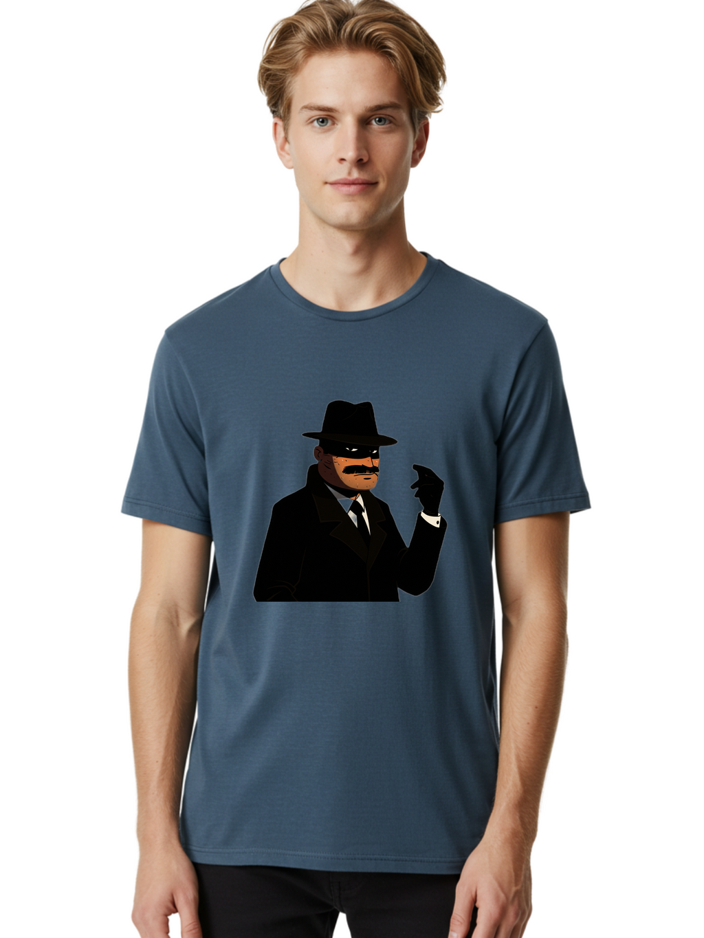 The-Shadow Men'S Graphic Tee, 100% Cotton, Comfortable Casual Summer Wear, Machine Washable, Vintage Camera, Old Camera, Antique Camera, Black Camera, Classic Photography, Photography Equipment, Nostalgic Device, Film Camera, Camera Art Ban757