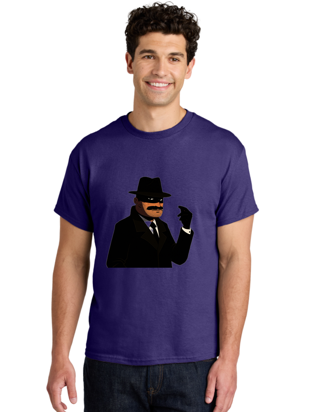 The-Shadow Men'S Graphic Tee, 100% Cotton, Comfortable Casual Summer Wear, Machine Washable, Vintage Camera, Old Camera, Antique Camera, Black Camera, Classic Photography, Photography Equipment, Nostalgic Device, Film Camera, Camera Art Ban757