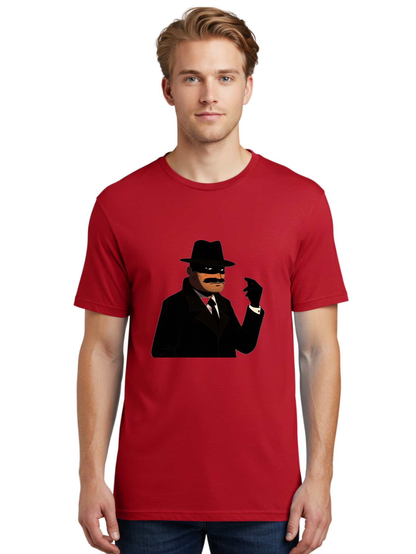 The-Shadow Men'S Graphic Tee, 100% Cotton, Comfortable Casual Summer Wear, Machine Washable, Vintage Camera, Old Camera, Antique Camera, Black Camera, Classic Photography, Photography Equipment, Nostalgic Device, Film Camera, Camera Art Ban757