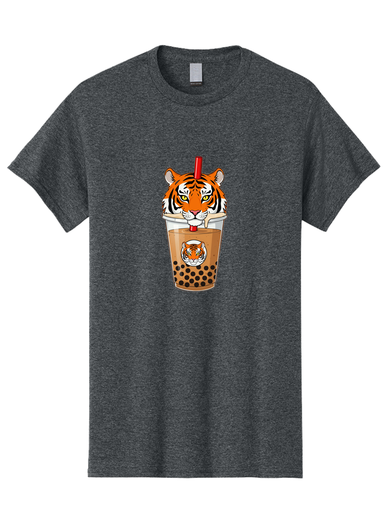 Tiger-Bubble-Tea Men'S Graphic Tee, 100% Cotton, Comfortable Casual Summer Wear, Machine Washable, Vintage Camera, Old Camera, Antique Camera, Black Camera, Classic Photography, Photography Equipment, Nostalgic Device, Film Camera, Camera Art Ban762