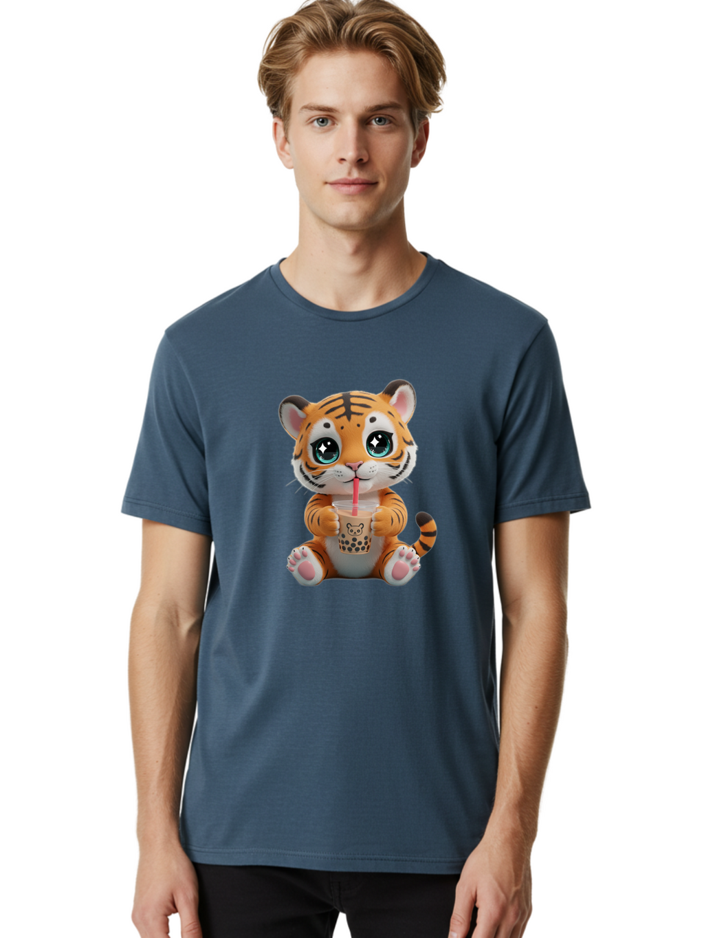 Tiger-Drinking-Boba Men'S Graphic Tee, 100% Cotton, Comfortable Casual Summer Wear, Machine Washable, Vintage Camera, Old Camera, Antique Camera, Black Camera, Classic Photography, Photography Equipment, Nostalgic Device, Film Camera, Ban766