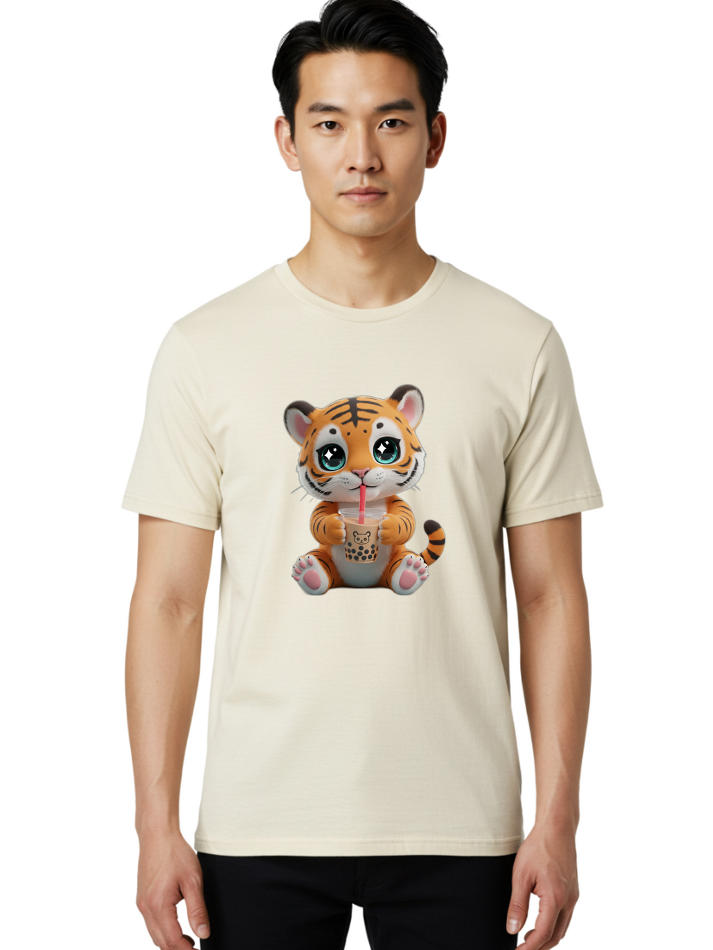 Tiger-Drinking-Boba Men'S Graphic Tee, 100% Cotton, Comfortable Casual Summer Wear, Machine Washable, Vintage Camera, Old Camera, Antique Camera, Black Camera, Classic Photography, Photography Equipment, Nostalgic Device, Film Camera, Ban766