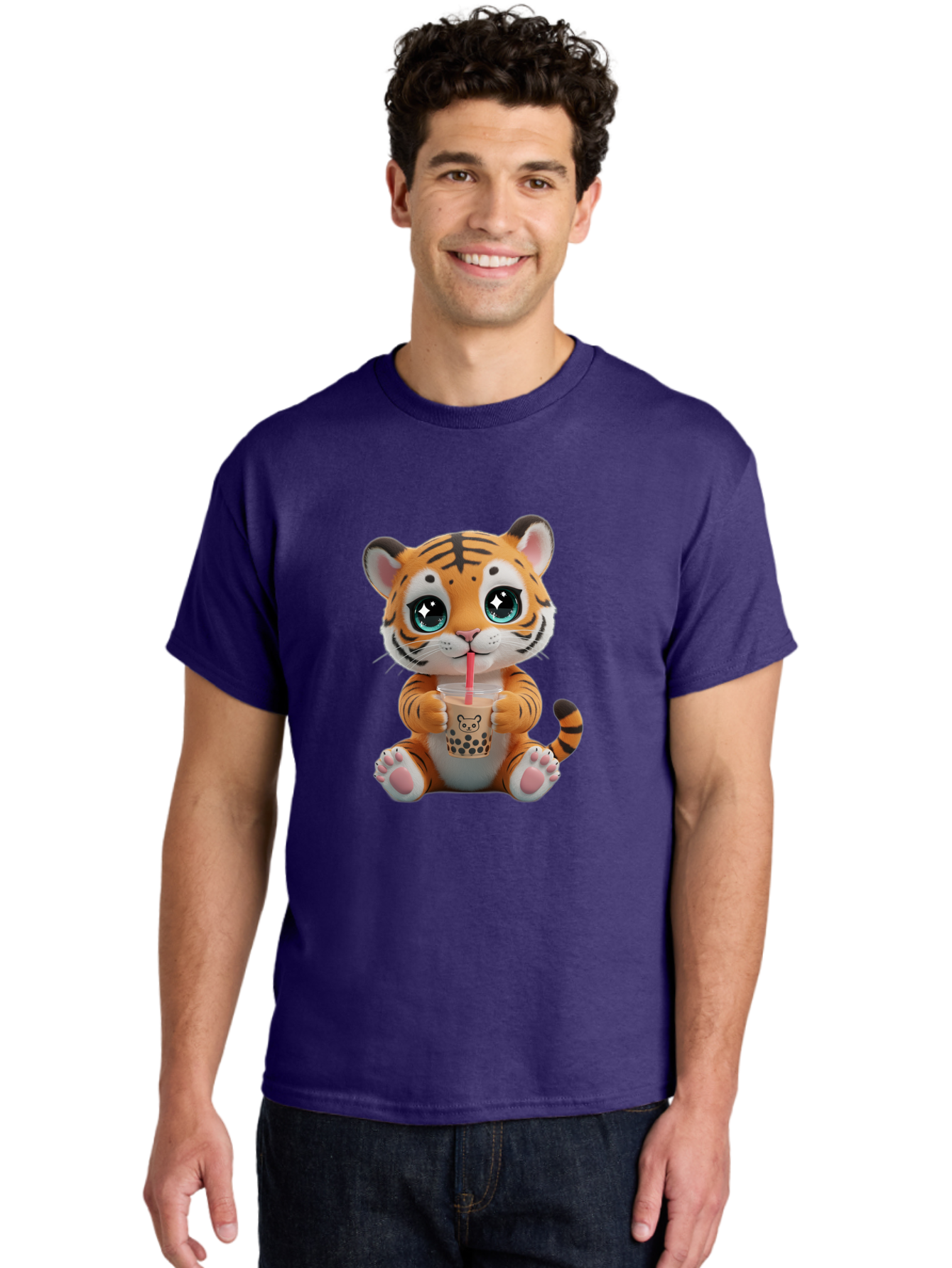 Tiger-Drinking-Boba Men'S Graphic Tee, 100% Cotton, Comfortable Casual Summer Wear, Machine Washable, Vintage Camera, Old Camera, Antique Camera, Black Camera, Classic Photography, Photography Equipment, Nostalgic Device, Film Camera, Ban766