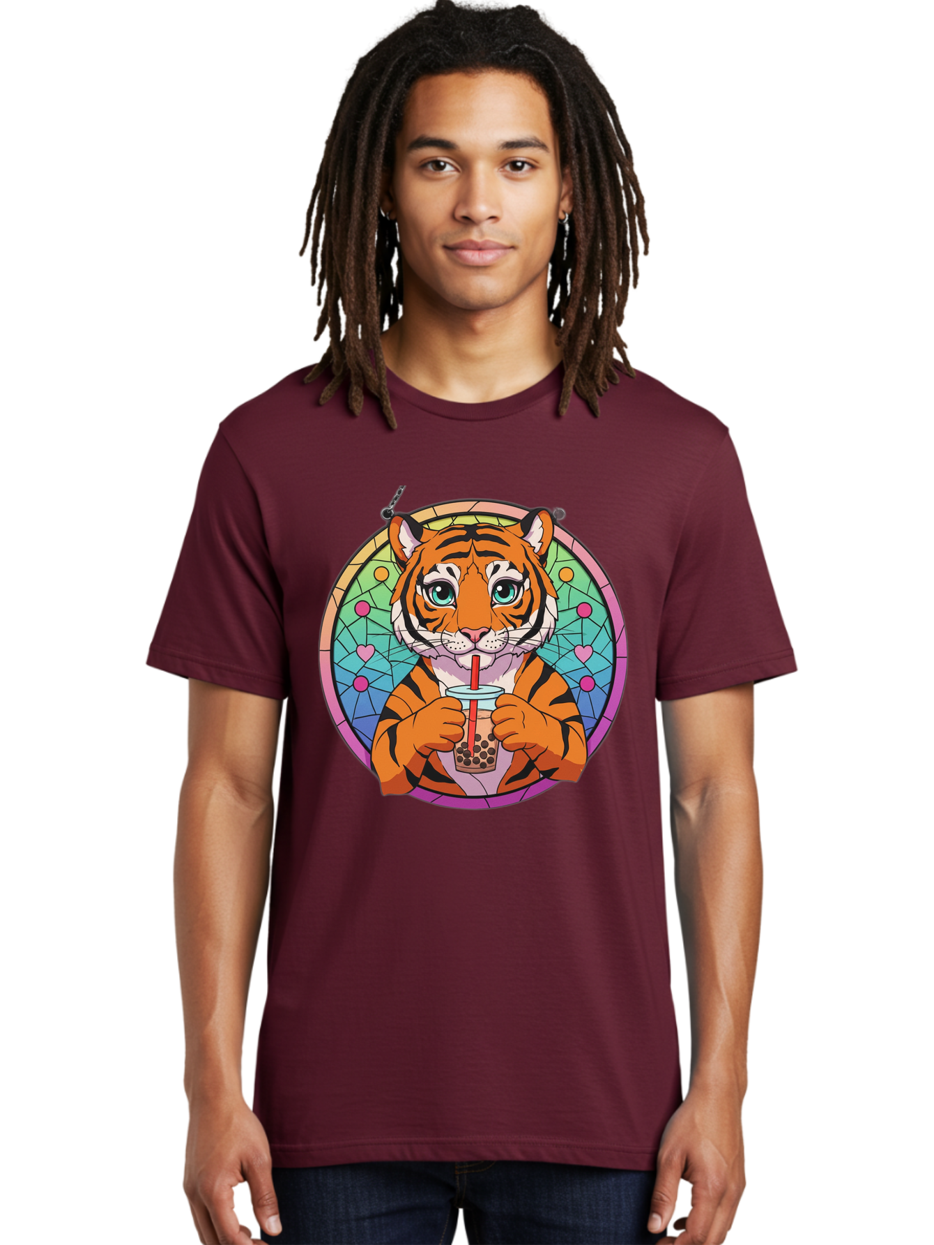 Tiger-With-Boba-Tea Men'S Graphic Tee, 100% Cotton, Comfortable Casual Summer Wear, Machine Washable, Vintage Camera, Old Camera, Antique Camera, Black Camera, Classic Photography, Photography Equipment, Nostalgic Device, Film Camera, Ban770