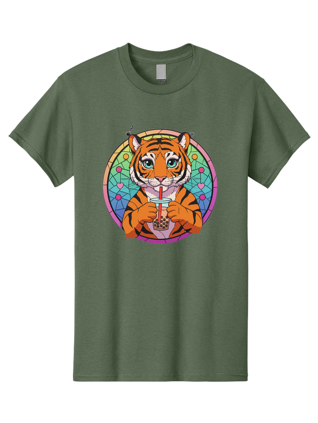 Tiger-With-Boba-Tea Men'S Graphic Tee, 100% Cotton, Comfortable Casual Summer Wear, Machine Washable, Vintage Camera, Old Camera, Antique Camera, Black Camera, Classic Photography, Photography Equipment, Nostalgic Device, Film Camera, Ban770