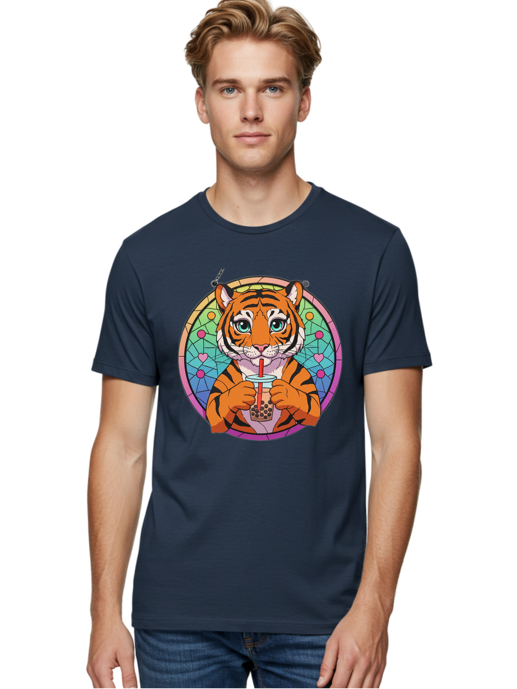 Tiger-With-Boba-Tea Men'S Graphic Tee, 100% Cotton, Comfortable Casual Summer Wear, Machine Washable, Vintage Camera, Old Camera, Antique Camera, Black Camera, Classic Photography, Photography Equipment, Nostalgic Device, Film Camera, Ban770