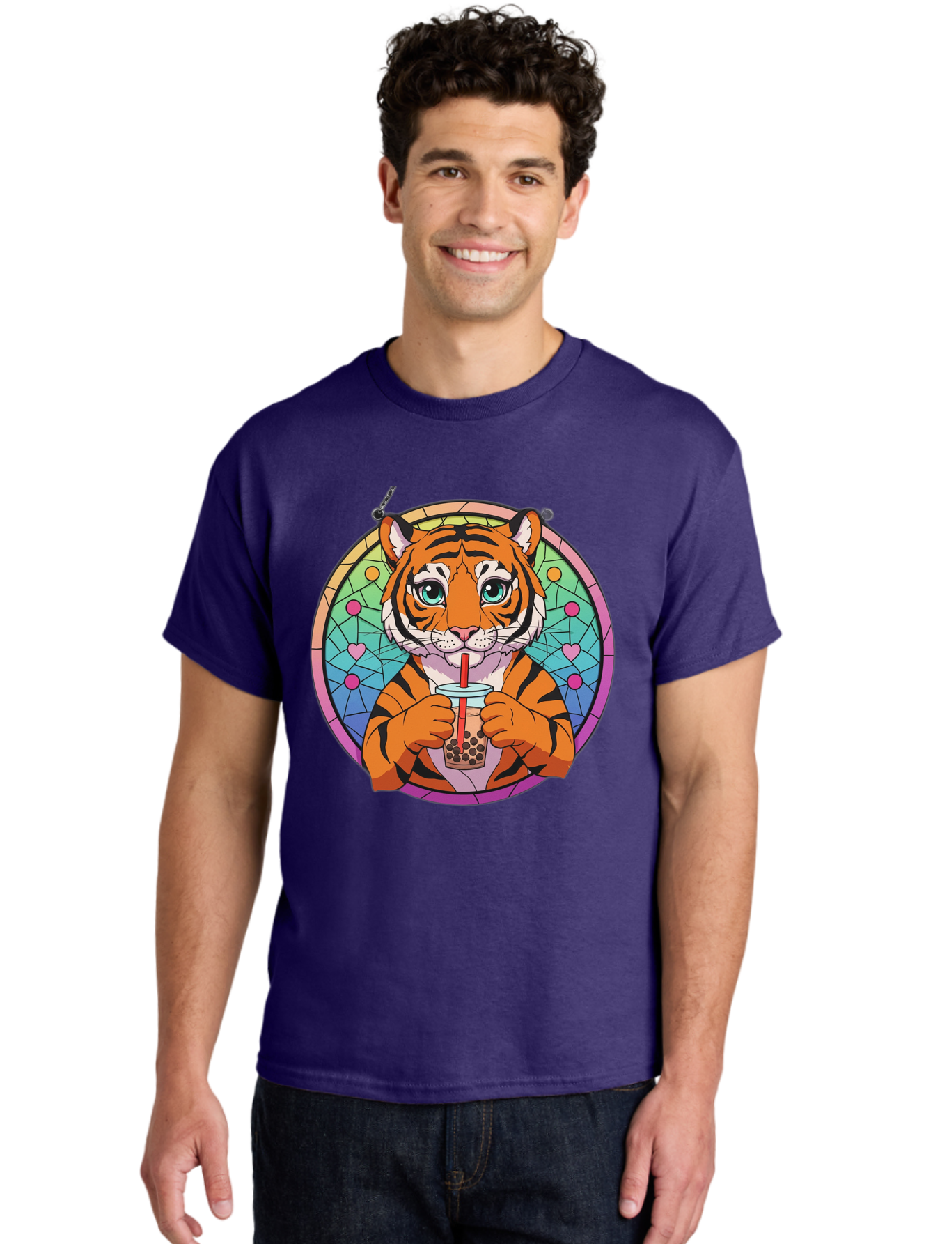 Tiger-With-Boba-Tea Men'S Graphic Tee, 100% Cotton, Comfortable Casual Summer Wear, Machine Washable, Vintage Camera, Old Camera, Antique Camera, Black Camera, Classic Photography, Photography Equipment, Nostalgic Device, Film Camera, Ban770