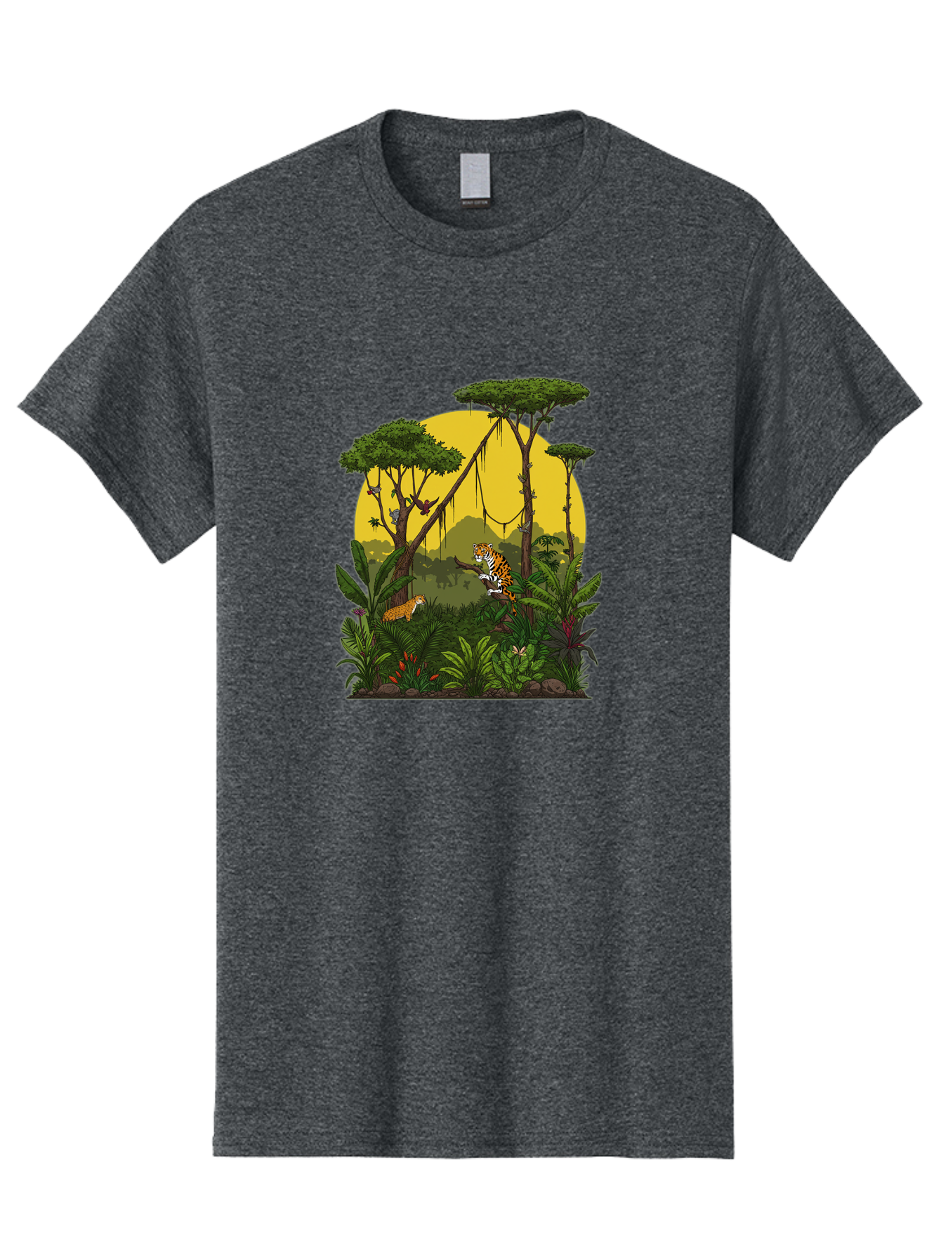 Tigers-In-Jungle Men'S Graphic Tee, 100% Cotton, Comfortable Casual Summer Wear, Machine Washable, Vintage Camera, Old Camera, Antique Camera, Black Camera, Classic Photography, Photography Equipment, Nostalgic Device, Film Camera, Camera Art Ban771
