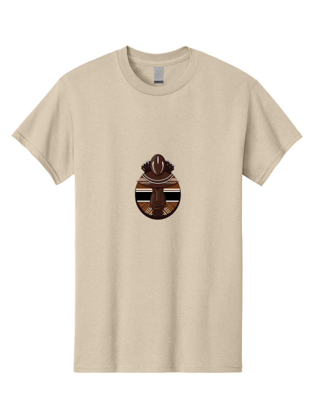Tiki-Statue-Illustration Men'S Graphic Tee, 100% Cotton, Comfortable Casual Summer Wear, Machine Washable, Vintage Camera, Old Camera, Antique Camera, Black Camera, Classic Photography, Photography Equipment, Nostalgic Device, Film Camera, Ban773