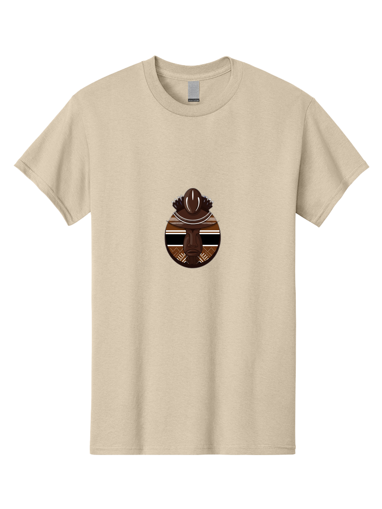 Tiki-Statue-Illustration Men'S Graphic Tee, 100% Cotton, Comfortable Casual Summer Wear, Machine Washable, Vintage Camera, Old Camera, Antique Camera, Black Camera, Classic Photography, Photography Equipment, Nostalgic Device, Film Camera, Ban773